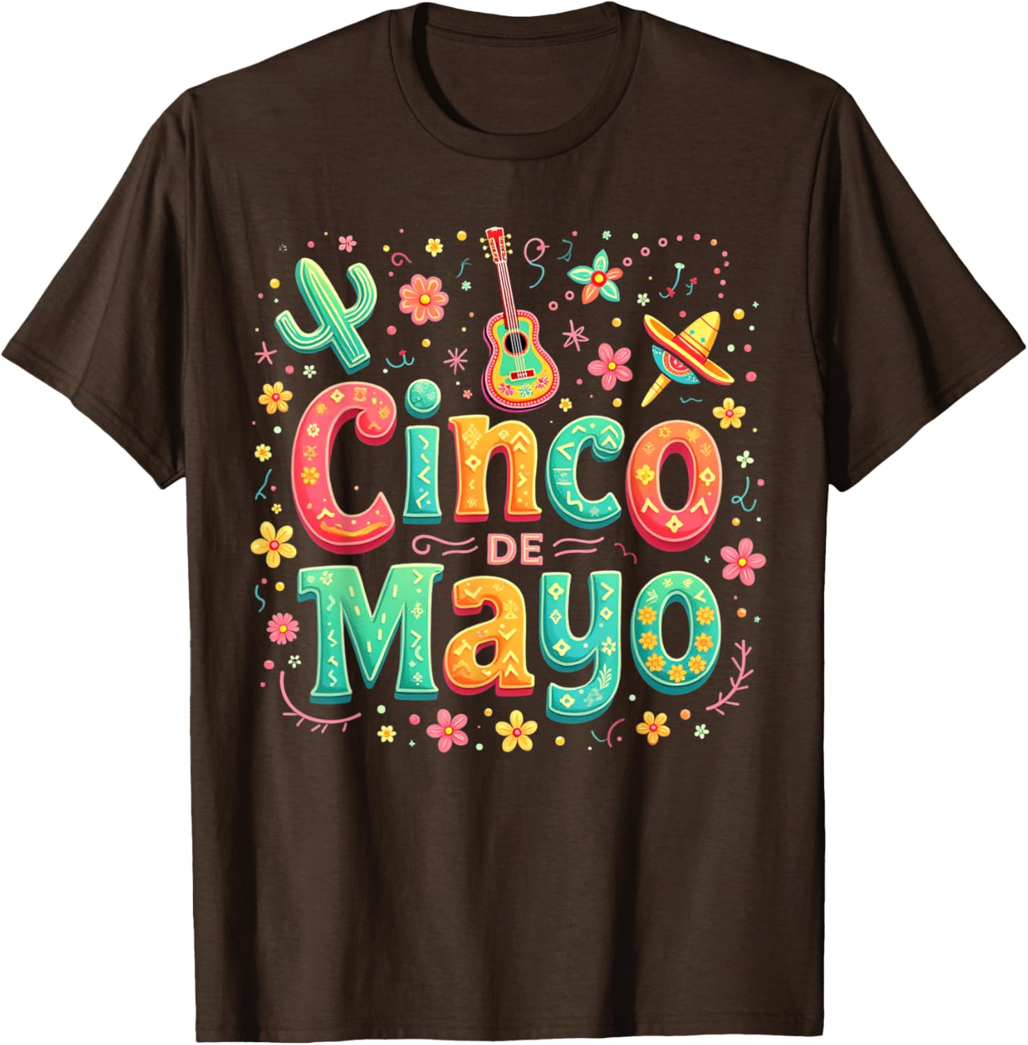 Cinco De Mayo Family Matching Let's Fiesta T-Shirt for Celebration Fun - 2