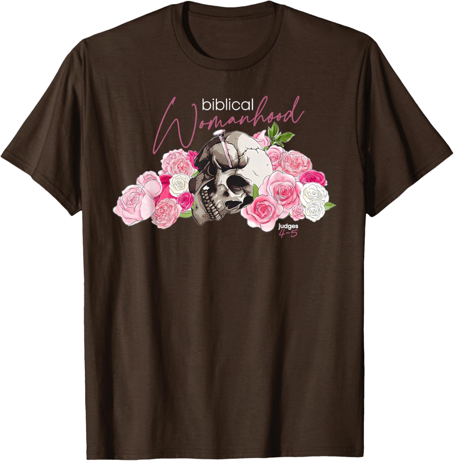 Biblical Womanhood Deborah T-Shirt for Christian Women - Judges 4-5 Design - 11