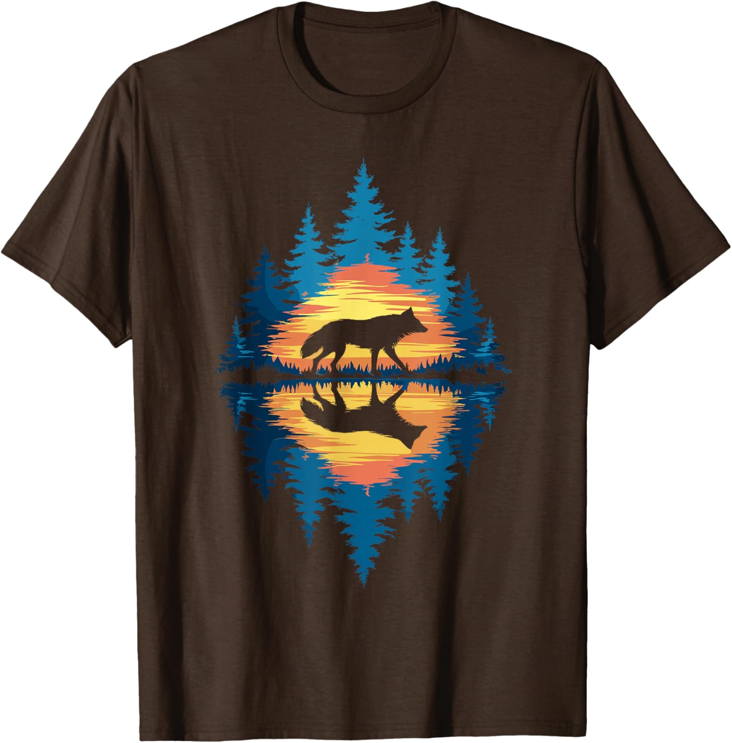 Wolf Forest Wildlife T-Shirt for Men, Women, and Kids - Nature Lover's Apparel - 6