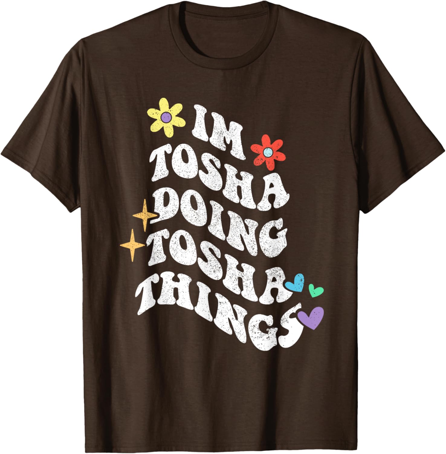 Retro Groovy T-Shirt for Moms Doing Tosha Things - Fun Mothers Day Gift - 17
