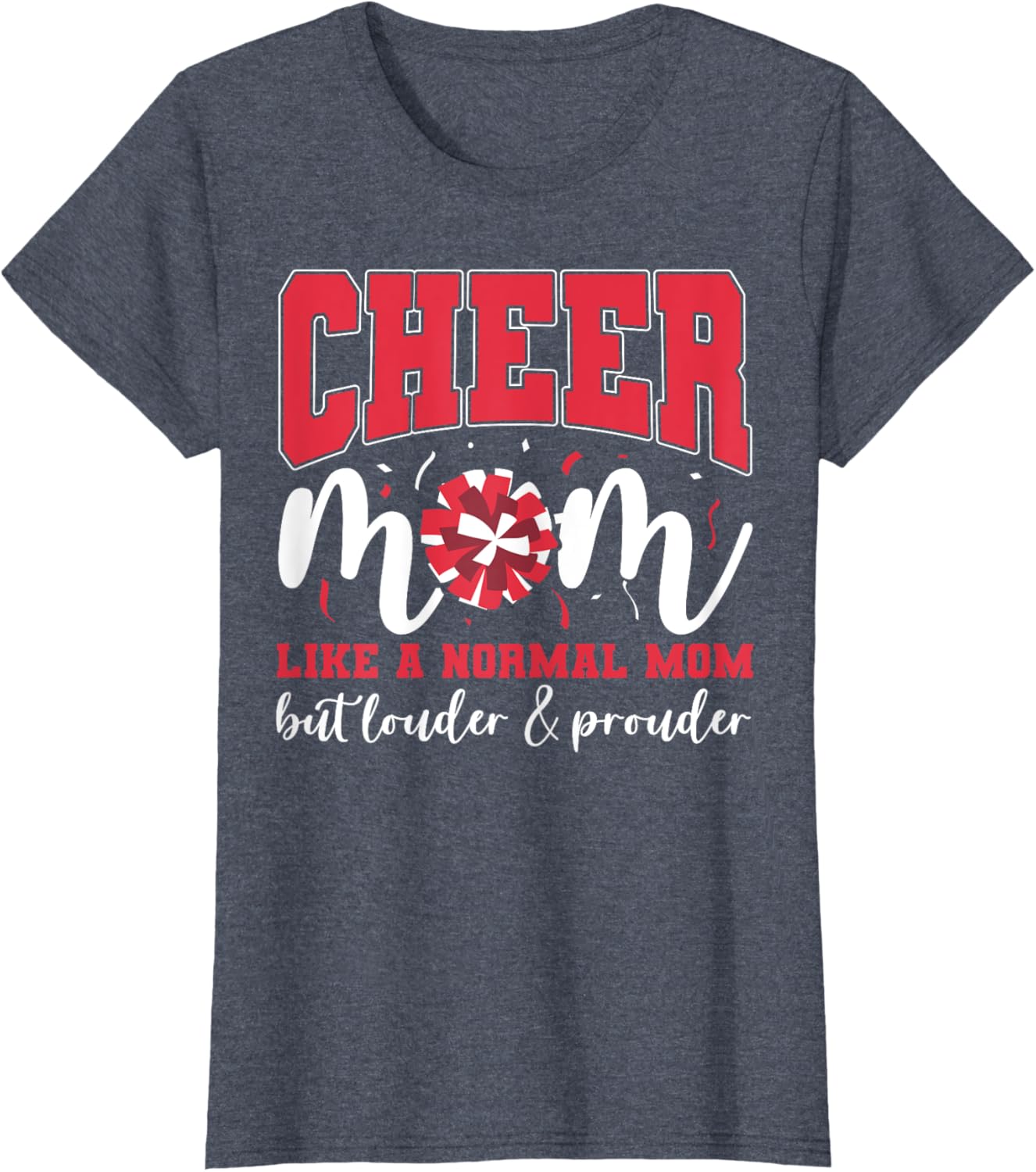 Cheer Mom T-Shirt Perfect for Supportive Moms on Game Day - 7