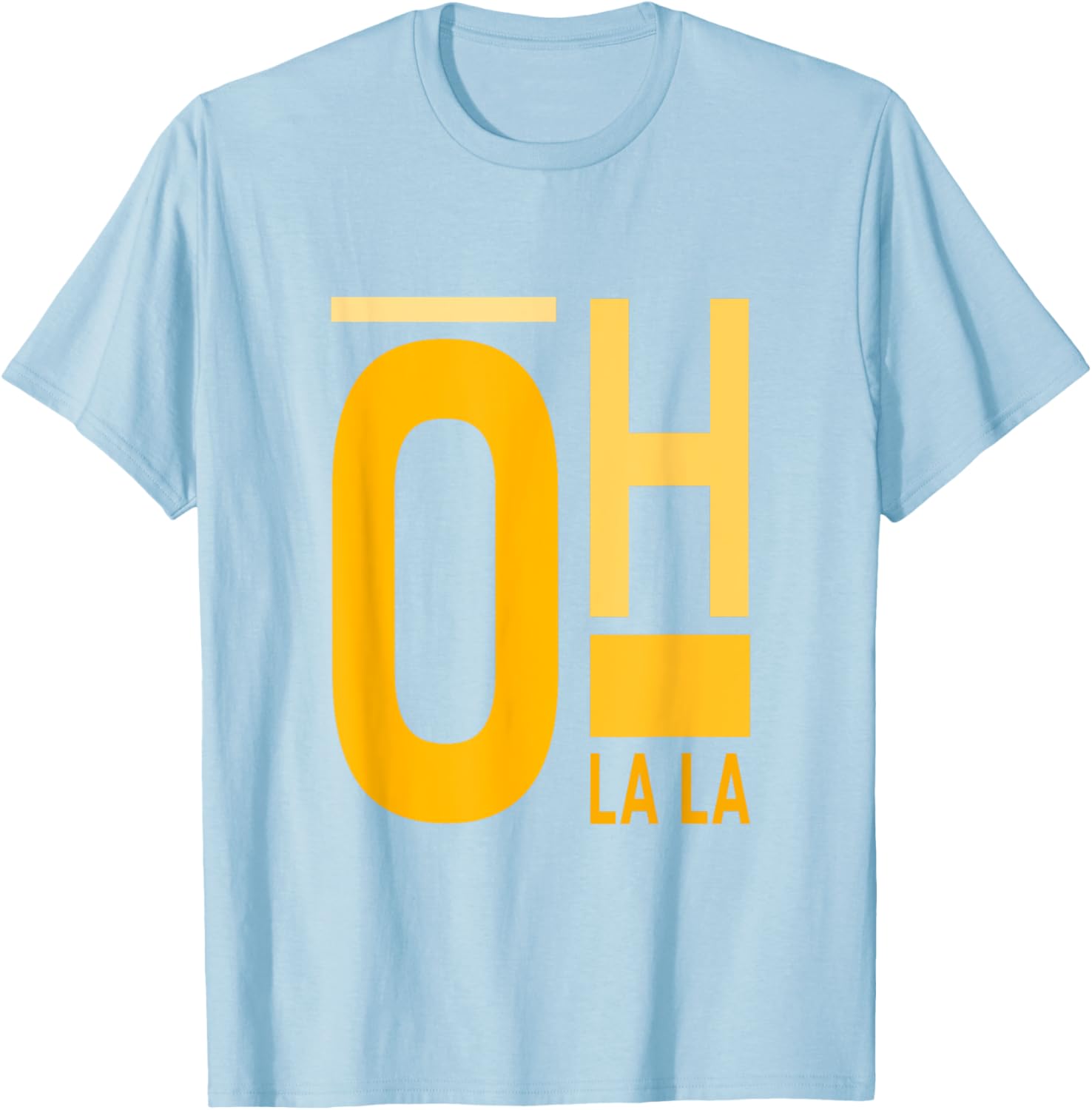 University Varsity Gold Oh La La T-Shirt for Stylish Students and Fans - 17