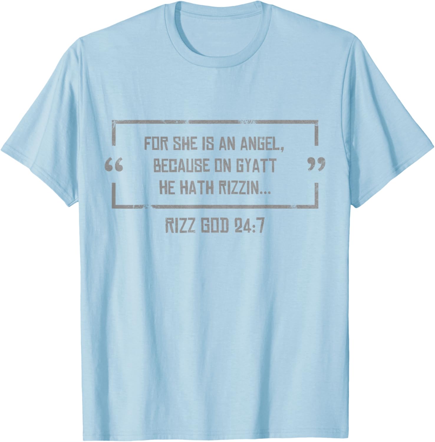 Rizz God T-Shirt - Funny Meme Design for Charisma Lovers - 24