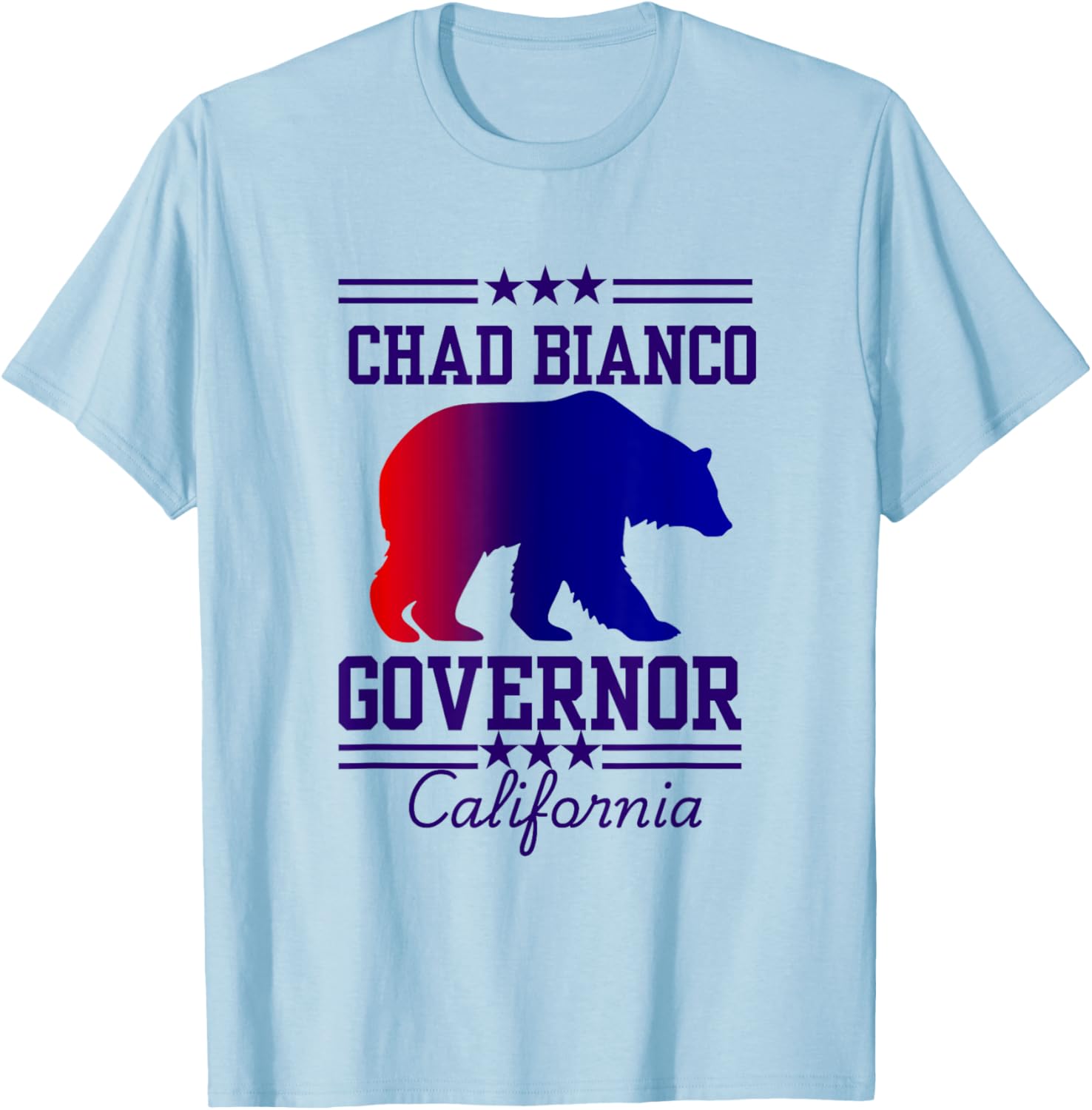Sheriff Chad Bianco for Governor California Election T-Shirt Stylish Wear - 1
