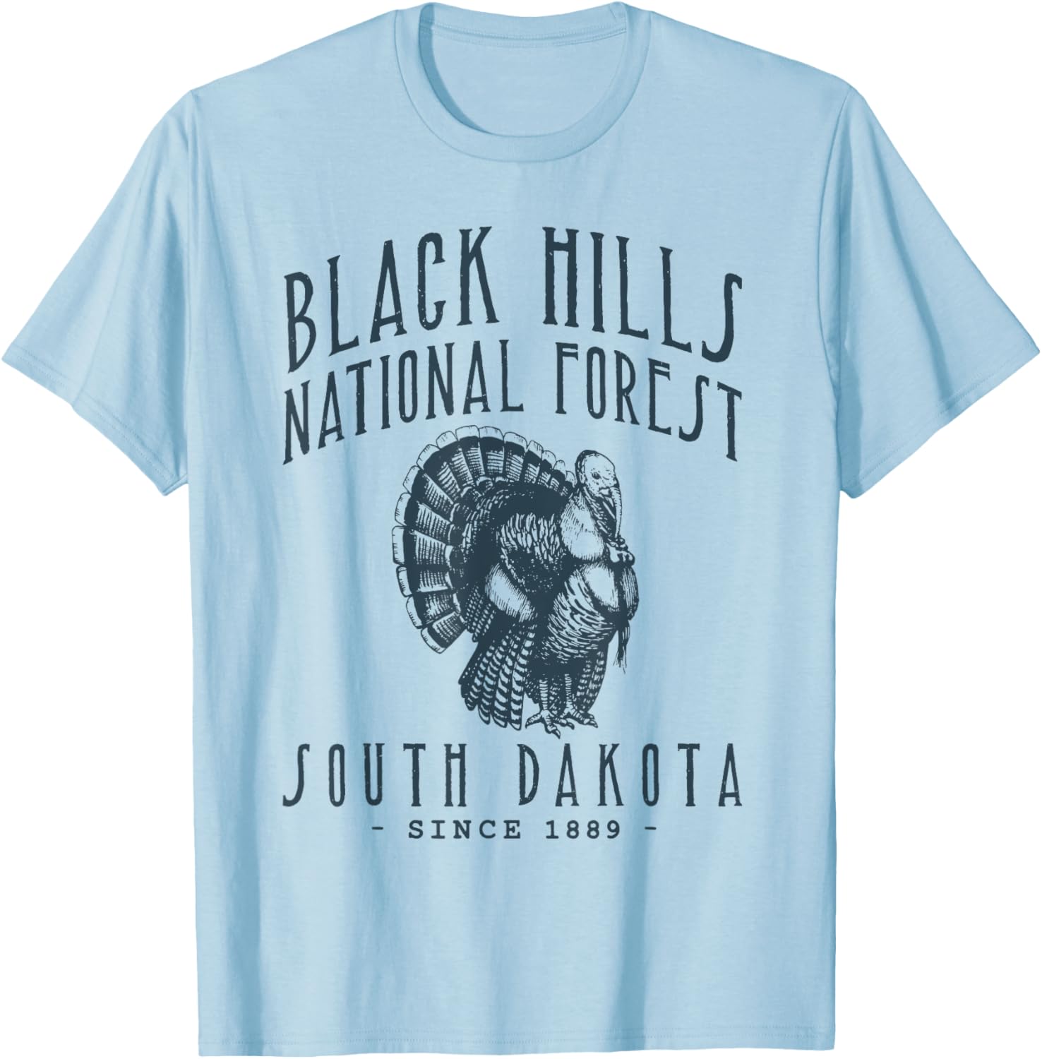 Black Hills Turkey Hunting in South Dakota T-Shirt for Outdoor Enthusiasts - 6