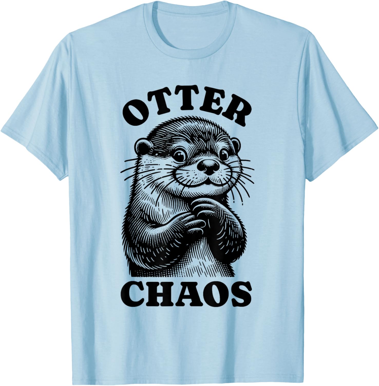 Silly Otter Chaos T-Shirt for Fun-Loving Animal Lovers - 10