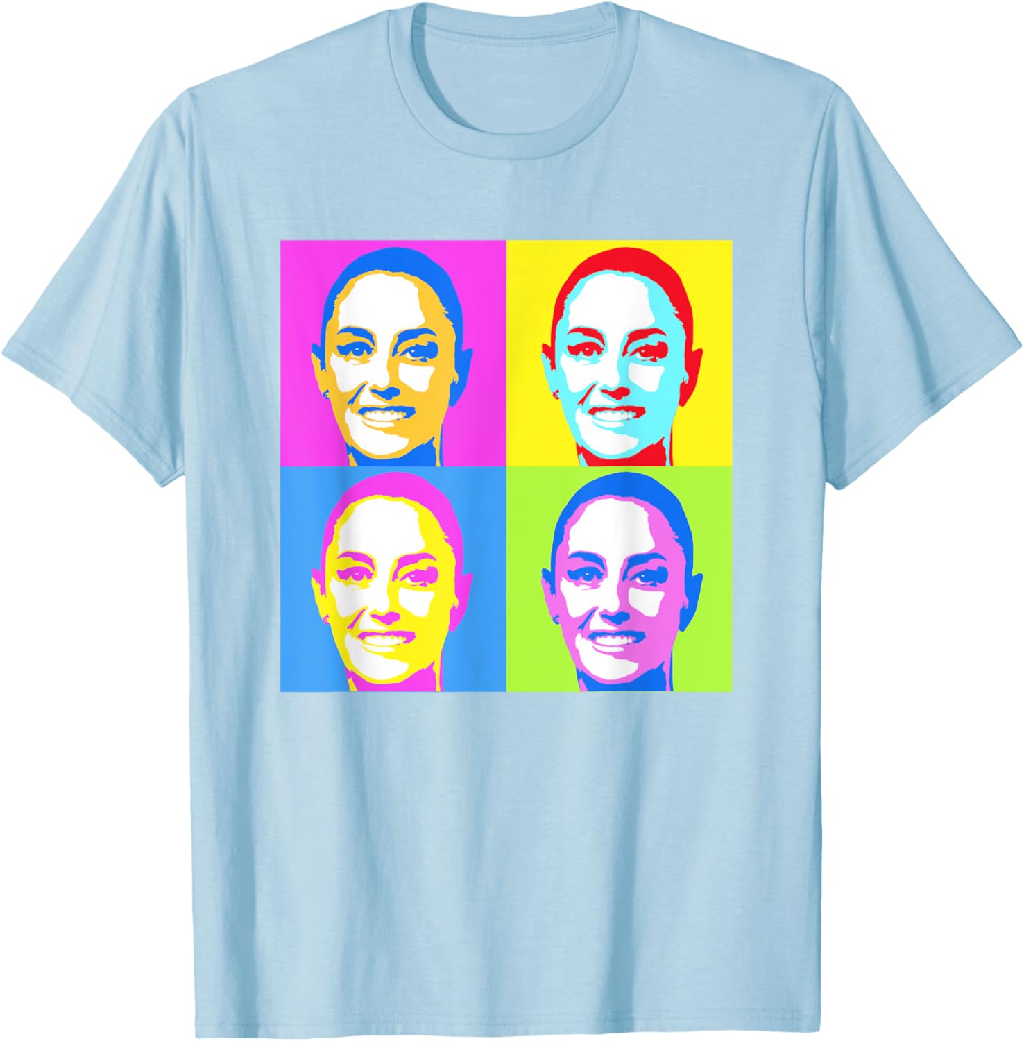 Claudia Sheinbaum Pop Art T-Shirt for Supporters of Mexico's President - 20