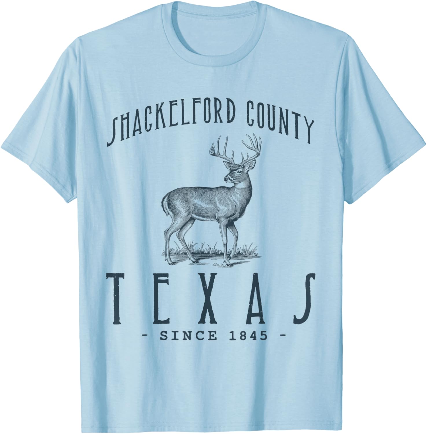 Shackelford County White-Tailed Deer Hunting T-Shirt for Outdoor Lovers - 6
