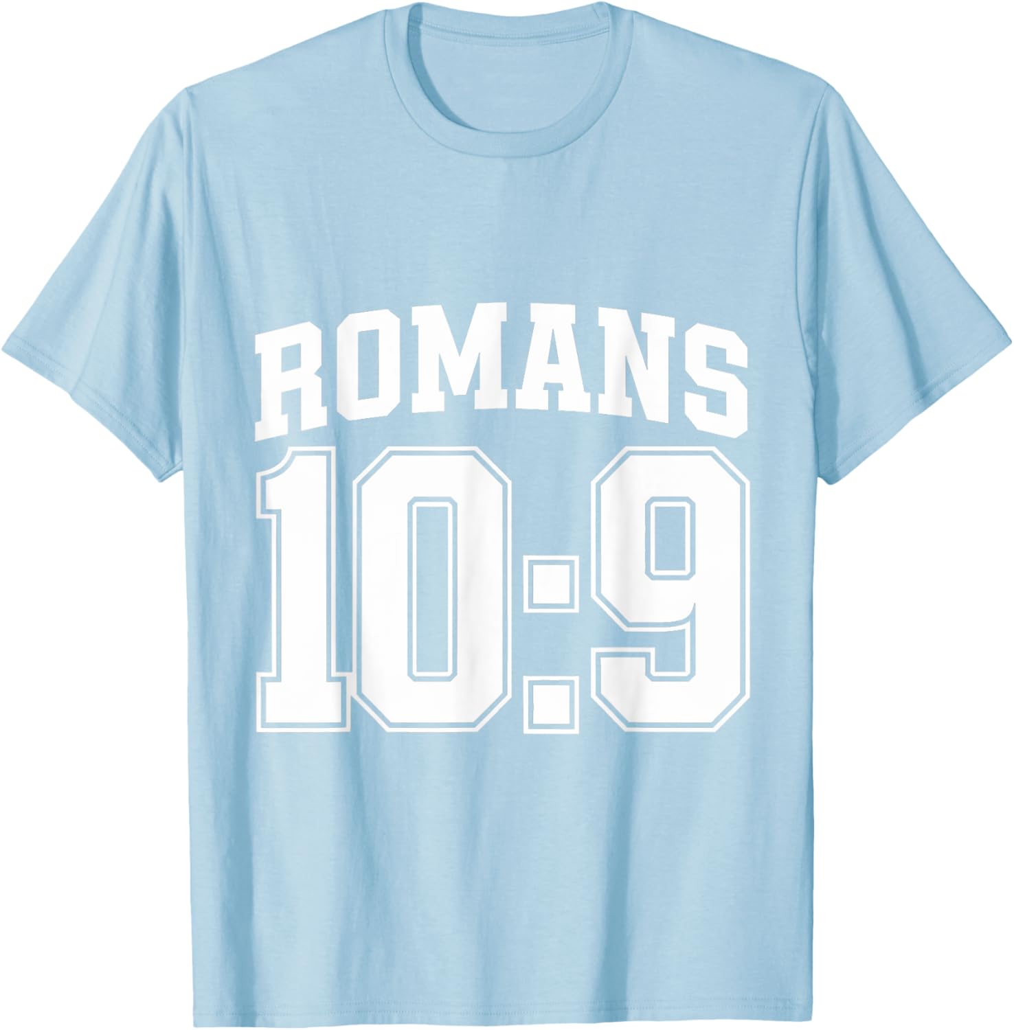 Romans 10:9 Christian Sports Jersey Motivational T-Shirt for All Fans - 3