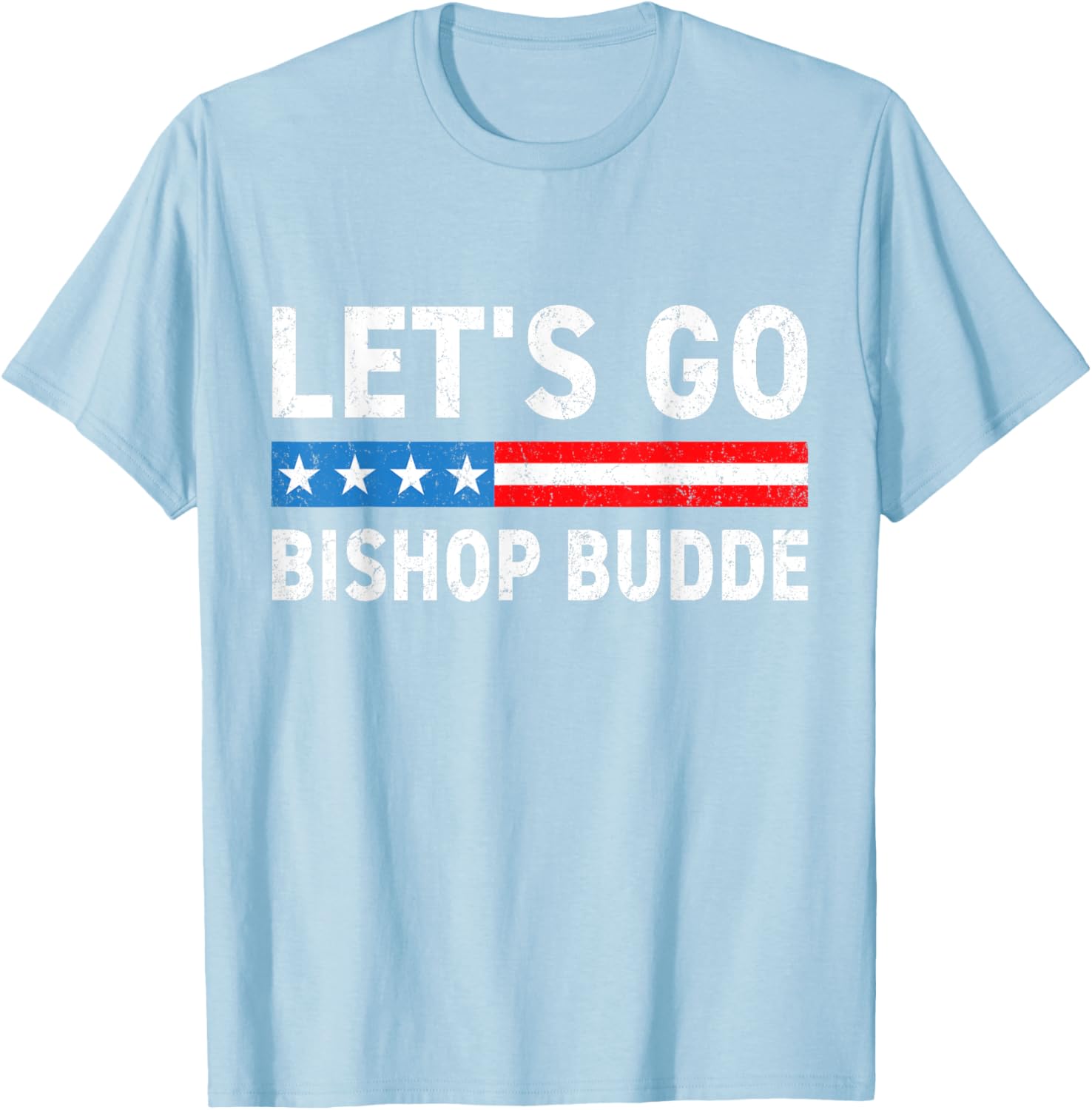 Vintage Bishop Budde US Flag T-Shirt for Stylish Everyday Wear - 2