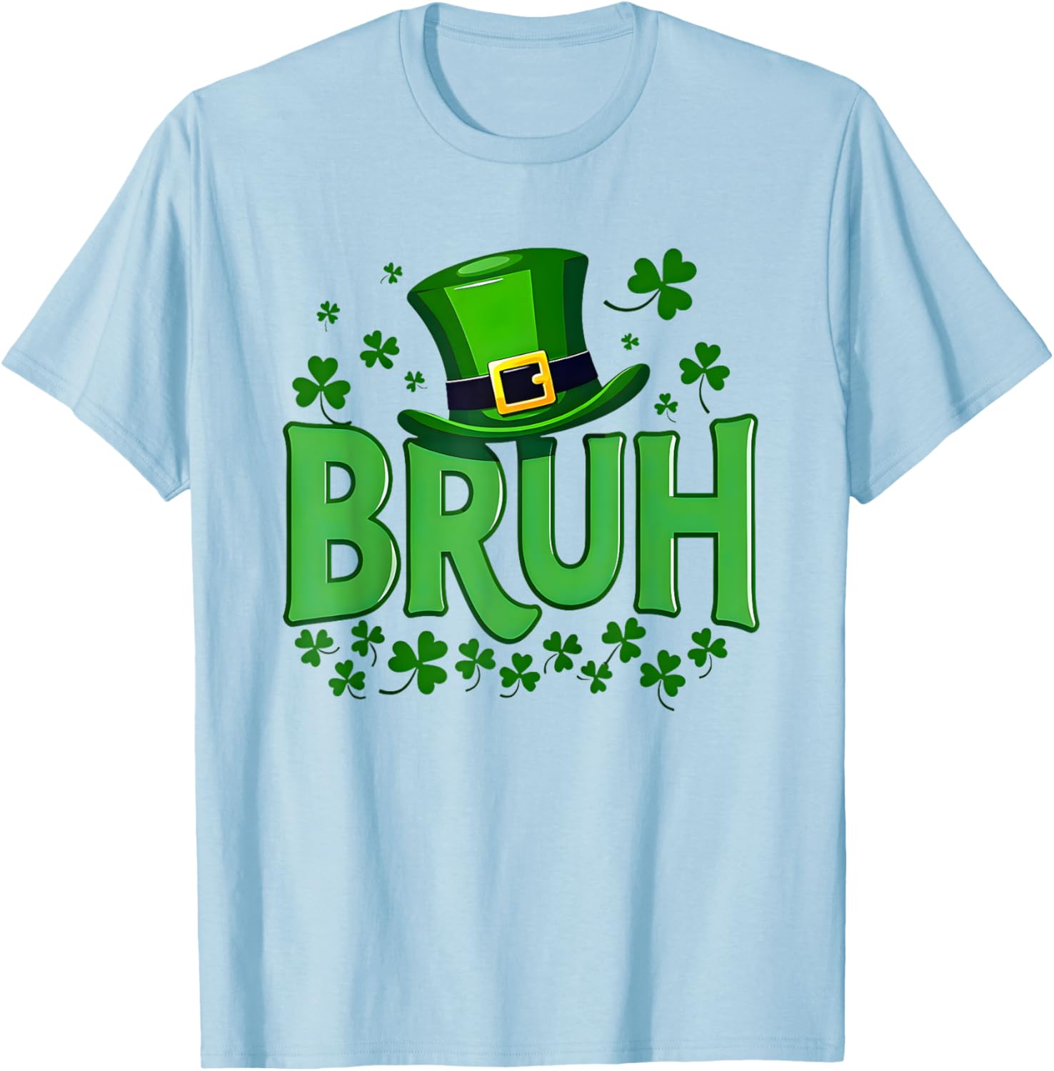 Cool Bruh Dabbing Shamrock T-Shirt for St Patricks Day Teens and Kids - 14