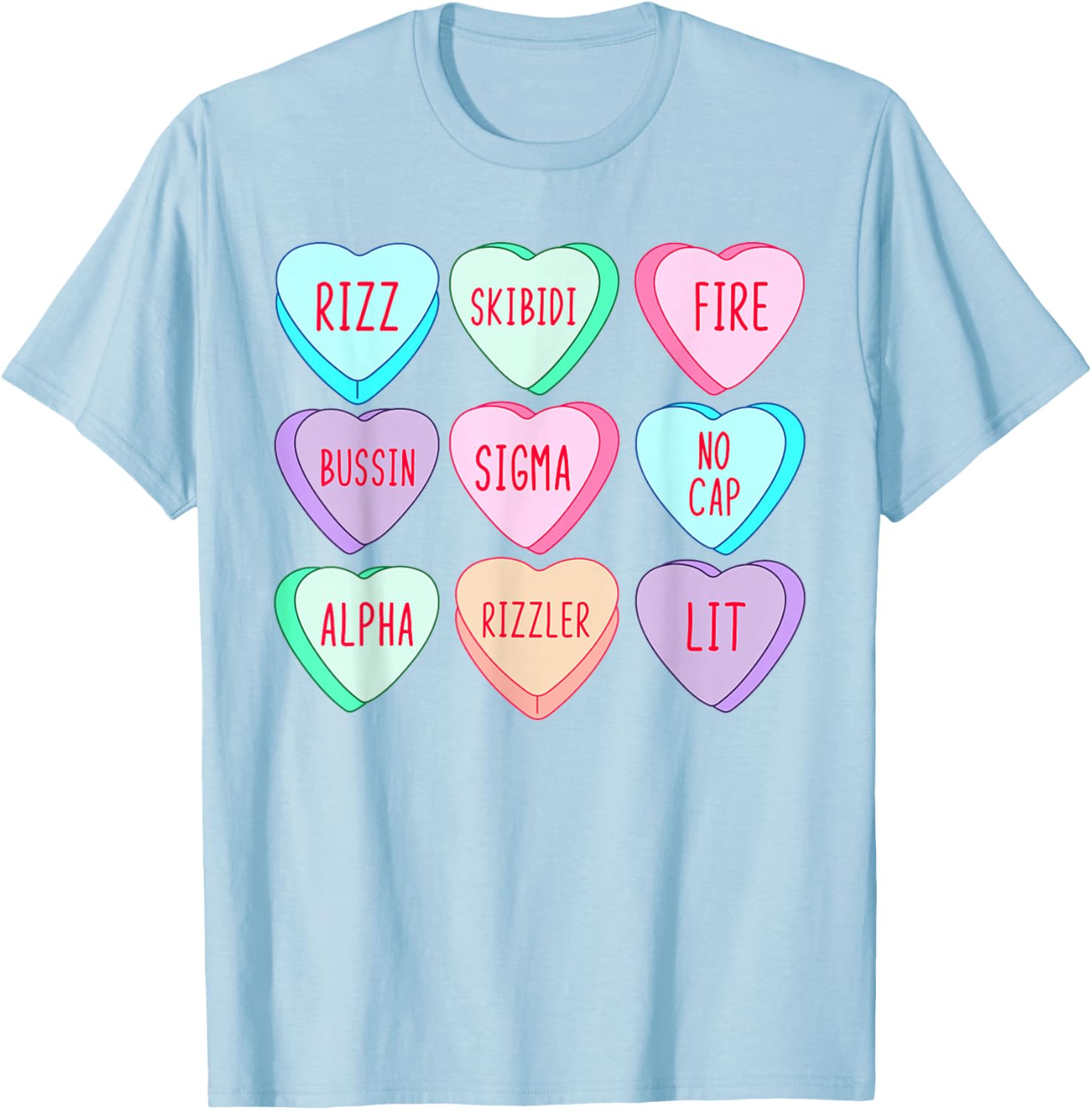 Funny Skibidi Valentine's Day Rizz T-Shirt for Lovable Couples - 28