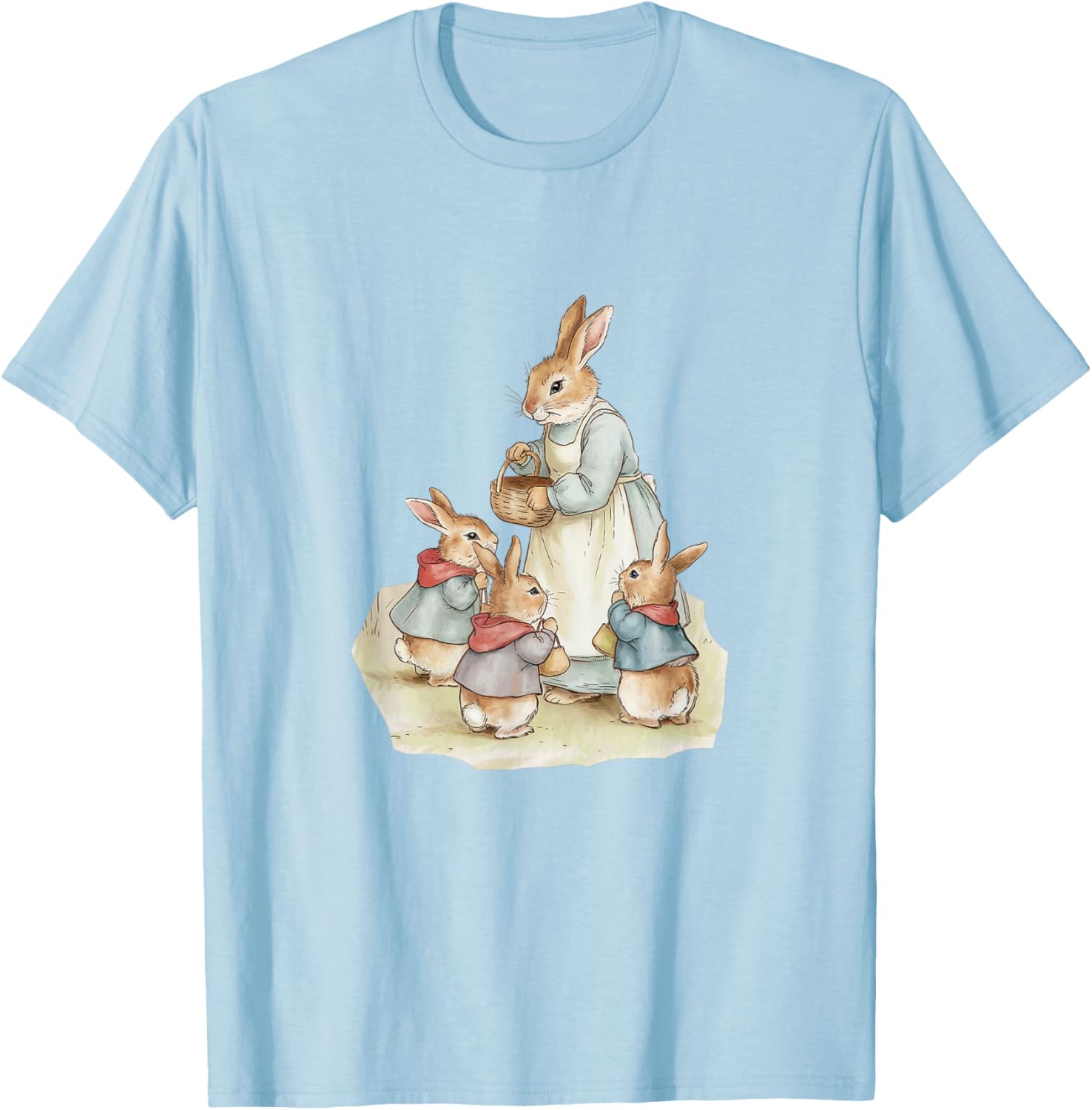 Retro Cottagecore Easter Bunny Vintage Rabbit Women's T-Shirt - 2