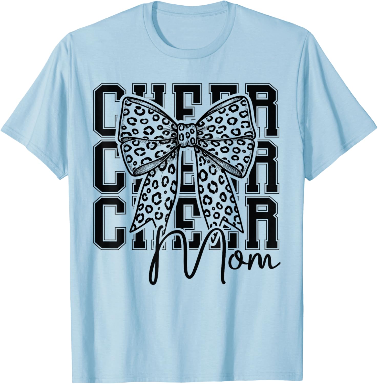 Cheer Mom Cheerleader T-Shirt for Biggest Fan Mother's Day Gift - 11