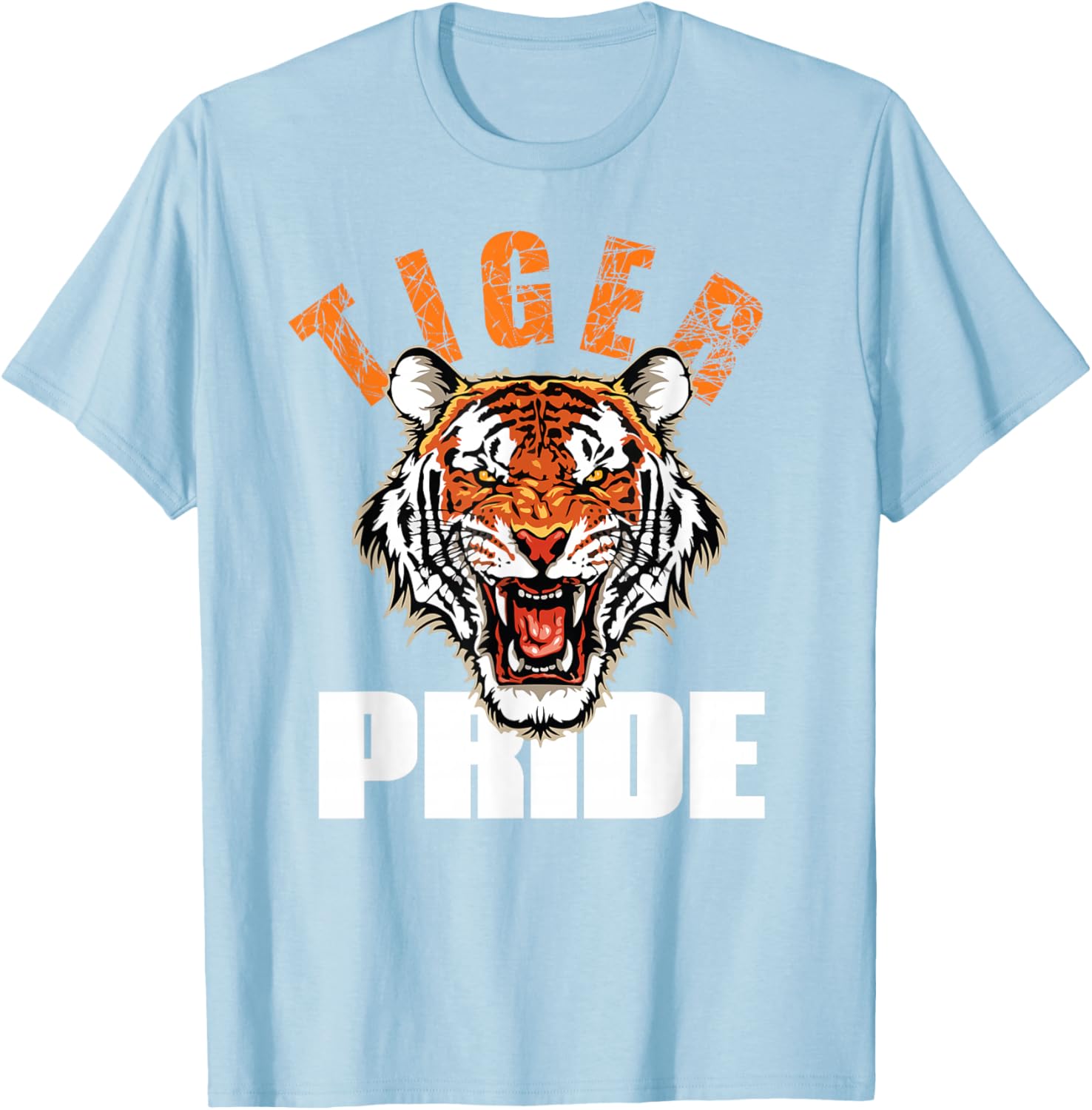 Retro Vintage Tiger Pride Mascot T-Shirt for School Sports Team Fans - 12