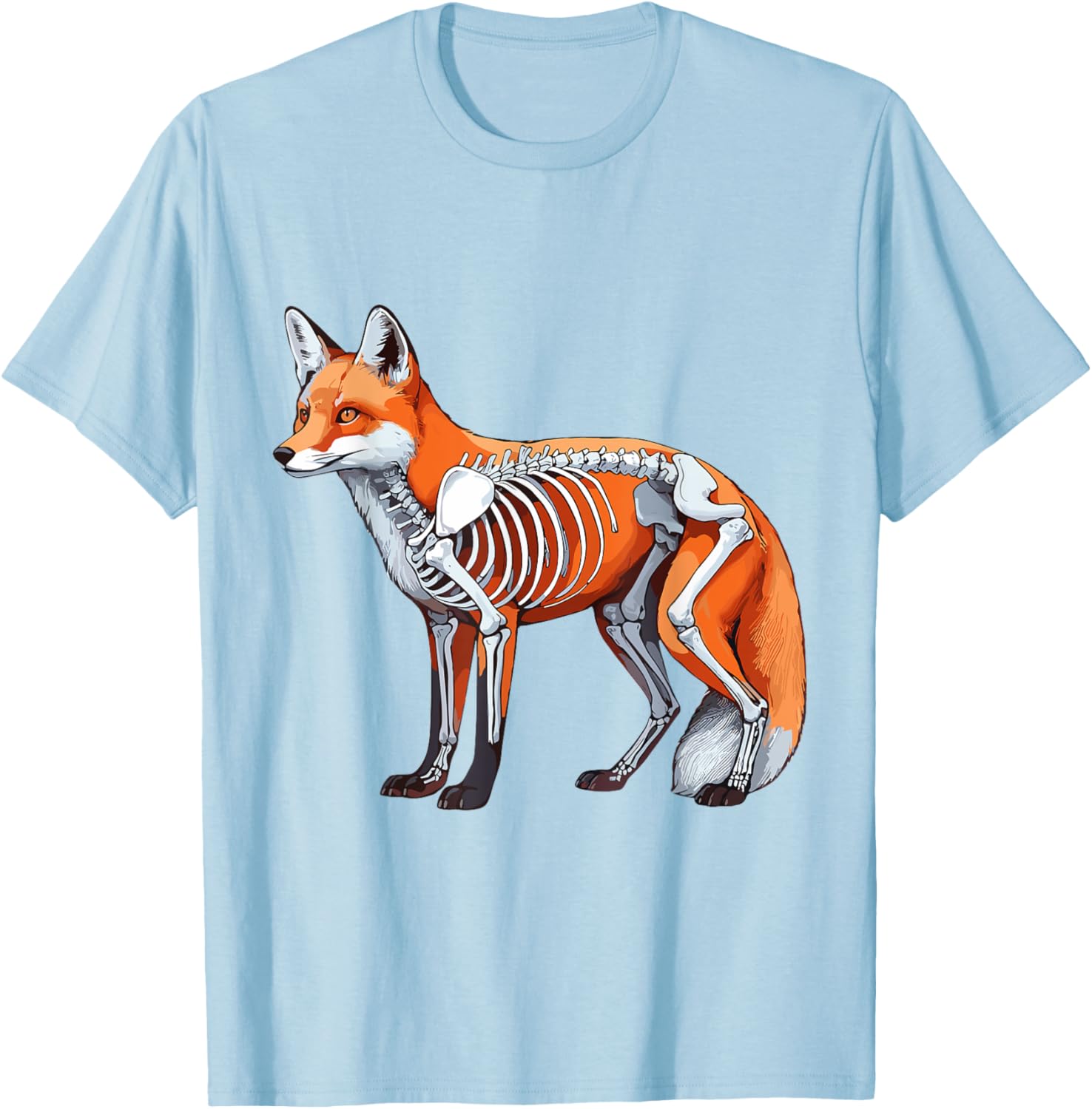 X-ray Fox Body Anatomy Radiography Skeleton T-Shirt for Anatomy Lovers - 19