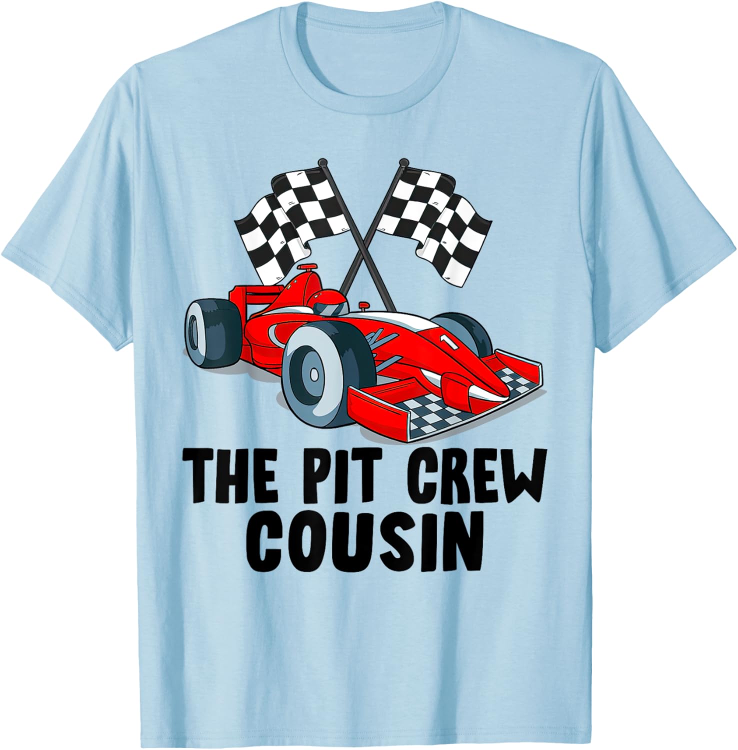 Cousin Pit Crew Racing Family T-Shirt for Car Birthday Party Fun - 3