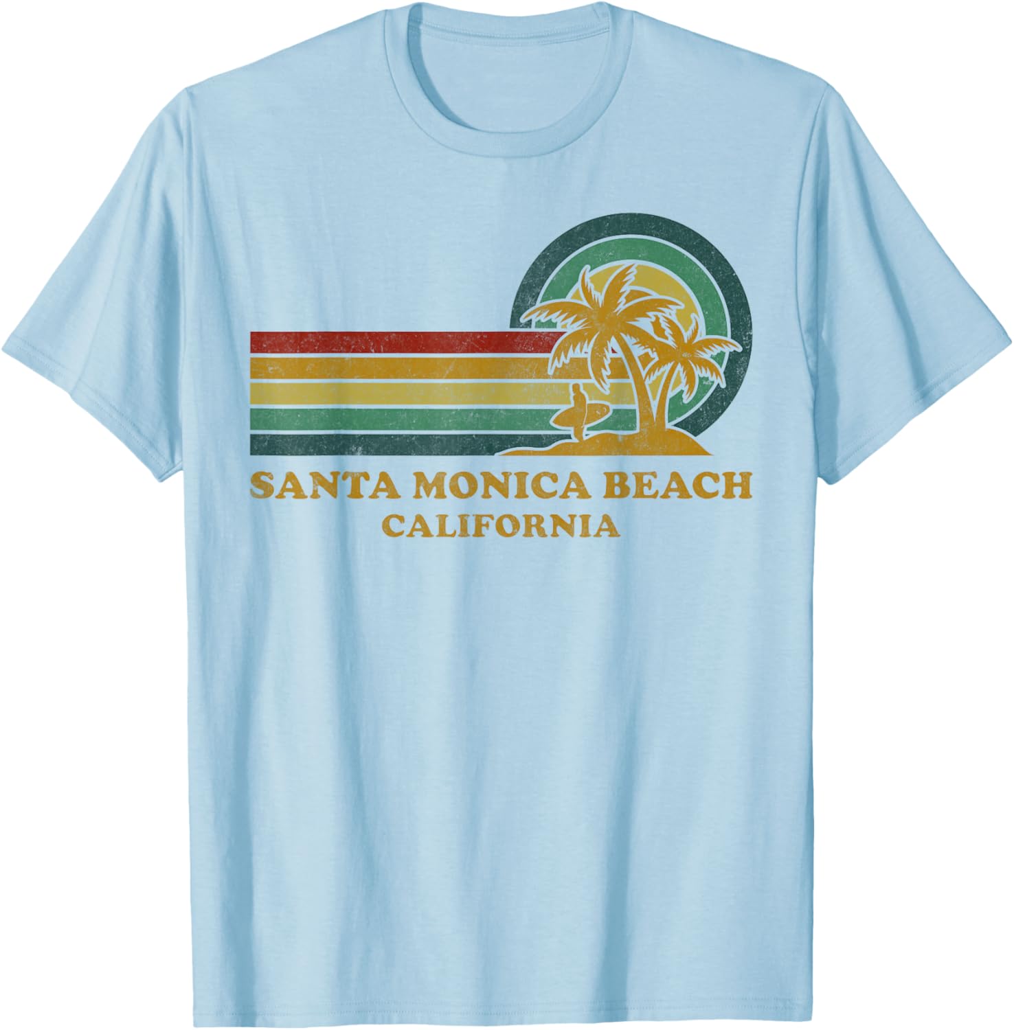 Santa Monica Beach Family Summer Vacation T-Shirt for Fun Days Out - 7