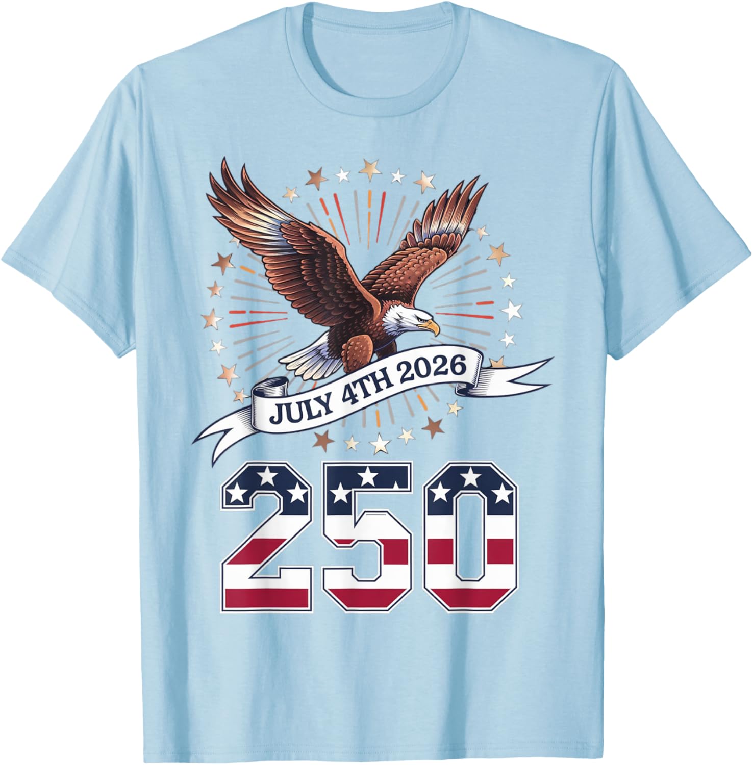 Celebrate 250 Years of Freedom with Our Patriotic July 4th T-Shirt - 11