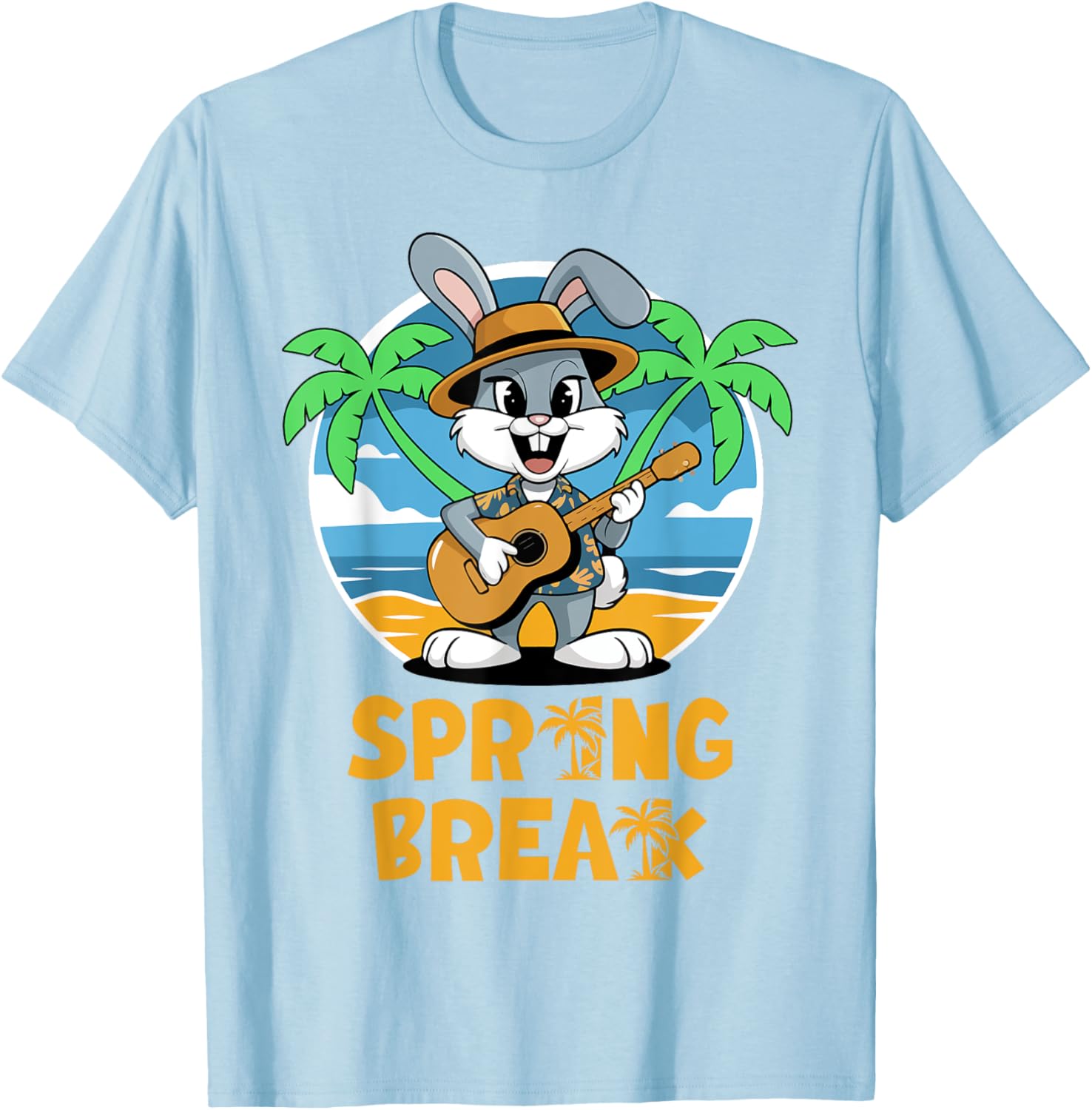 2025 Spring Break Graphic T-Shirt for Kids - Colorful Beach Wear Fun - 3