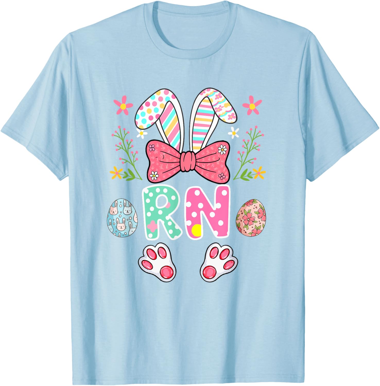 RN Job Easter Bunny Women's Costume T-Shirt for Egg Hunting Fun - 9