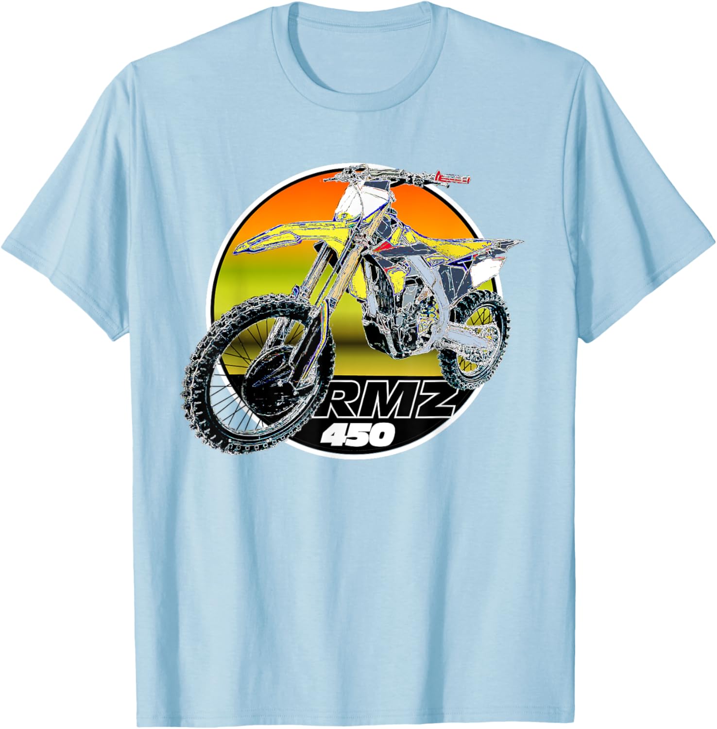 RMZ 450 Motocross Off Road T-Shirt for Motorcycle Enthusiasts - 1