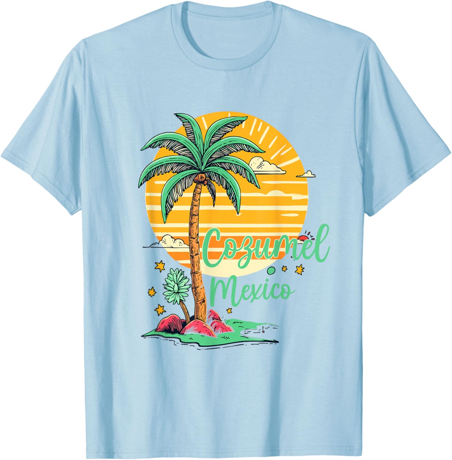 Cozumel Mexico Souvenir T-Shirt for Men and Women - Vacation Reminder Apparel - 7