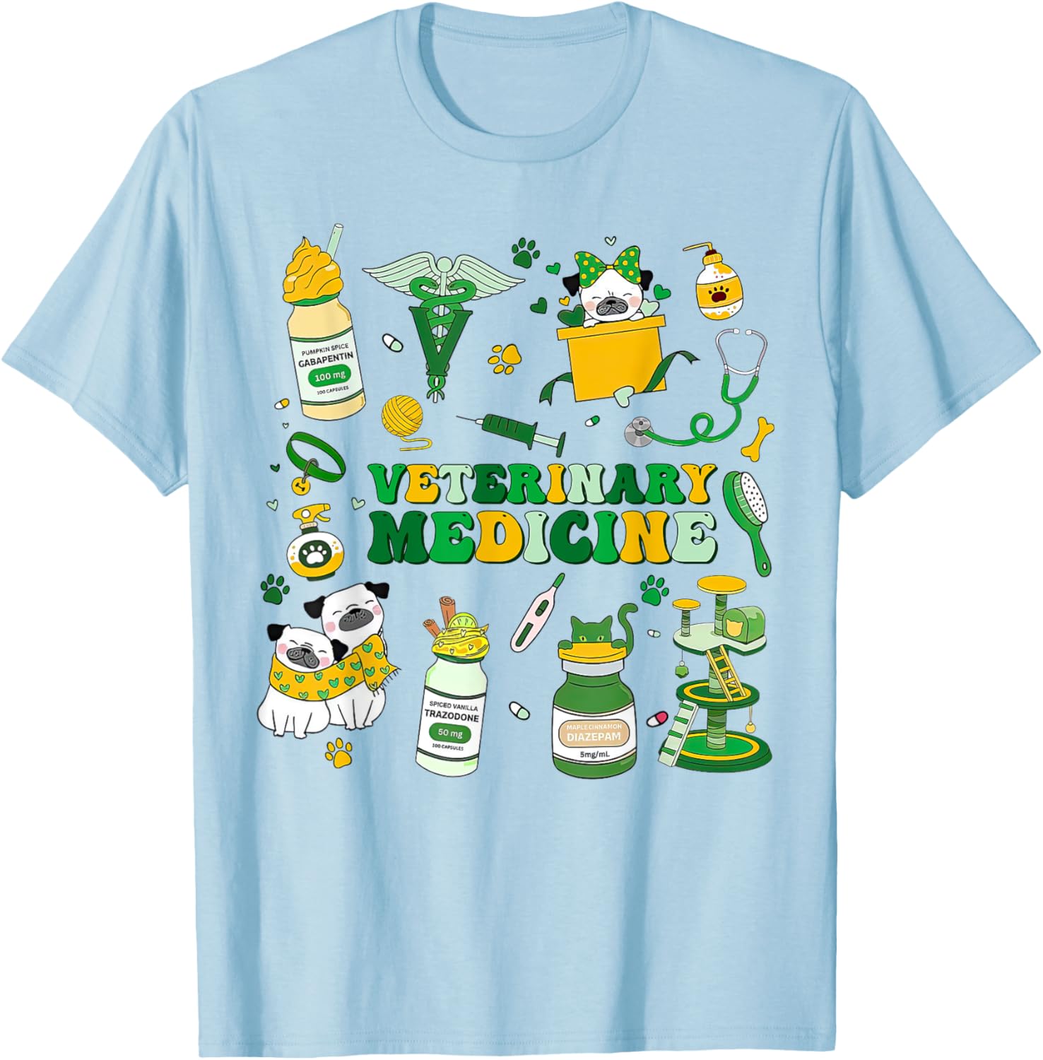 St Patrick's Day Vet Tech T-Shirt for Dog and Cat Lovers - 15