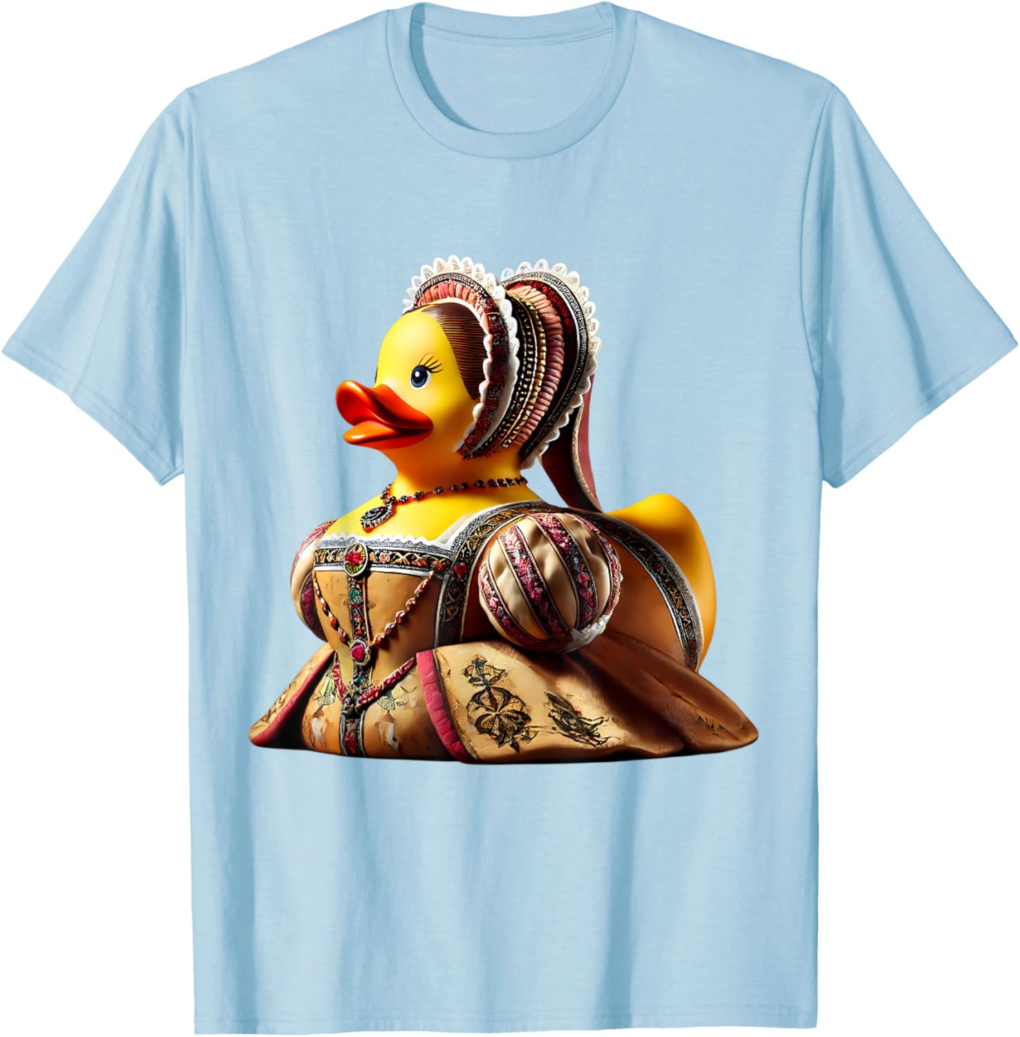 Rubber Duck Anne Boleyn T-Shirt Fun Historical Figure Apparel - 27