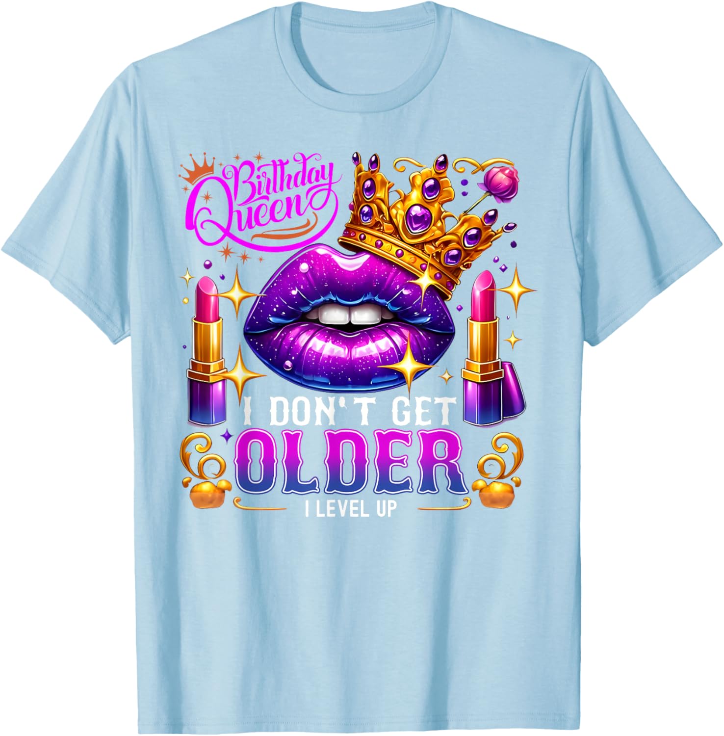 Birthday Queen Level Up T-Shirt for Women Fun Birthday Gift Idea - 10