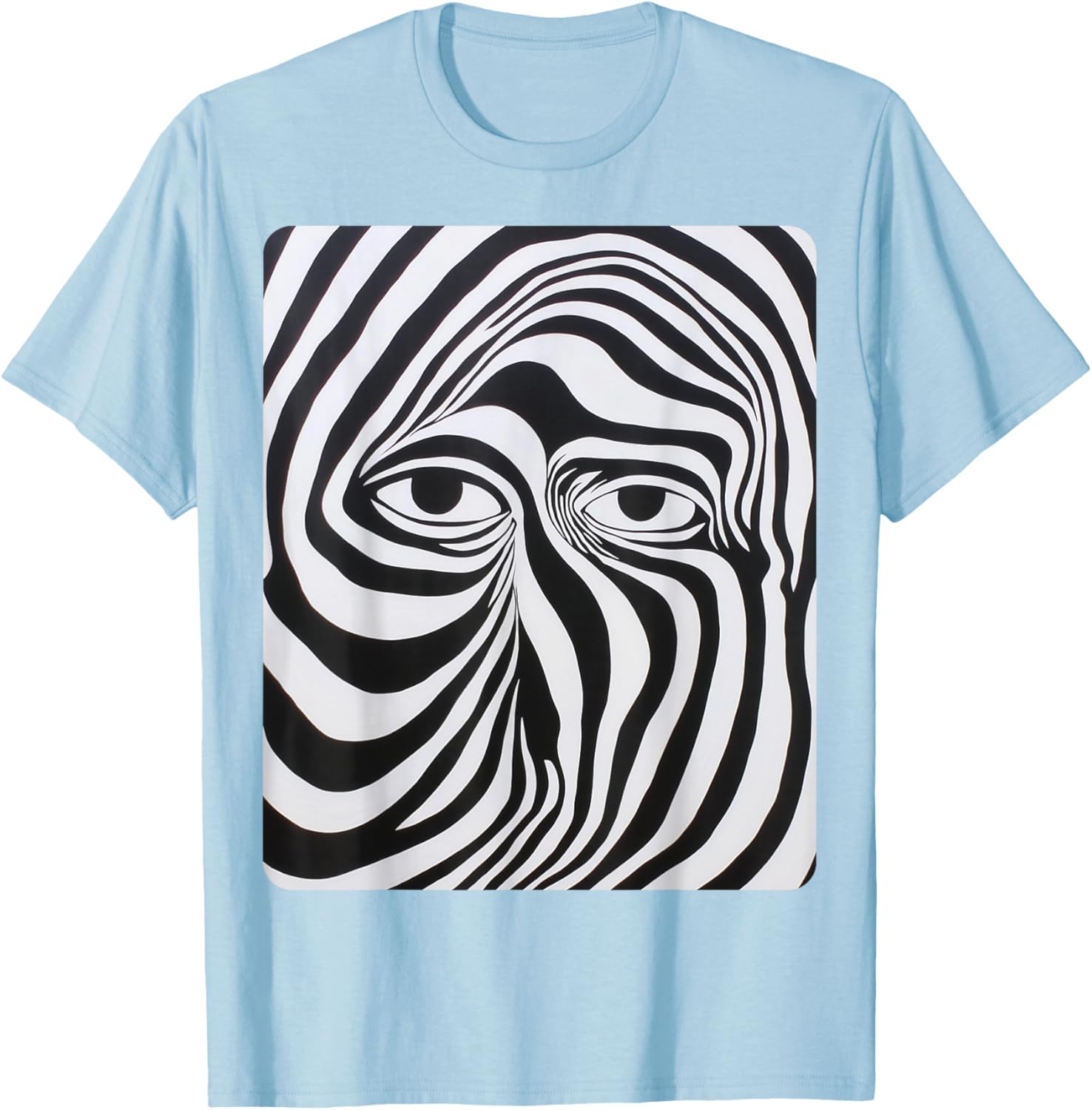 Stylish Eyes White and Black Designer T-Shirt for Trendy Fashion Lovers - 18