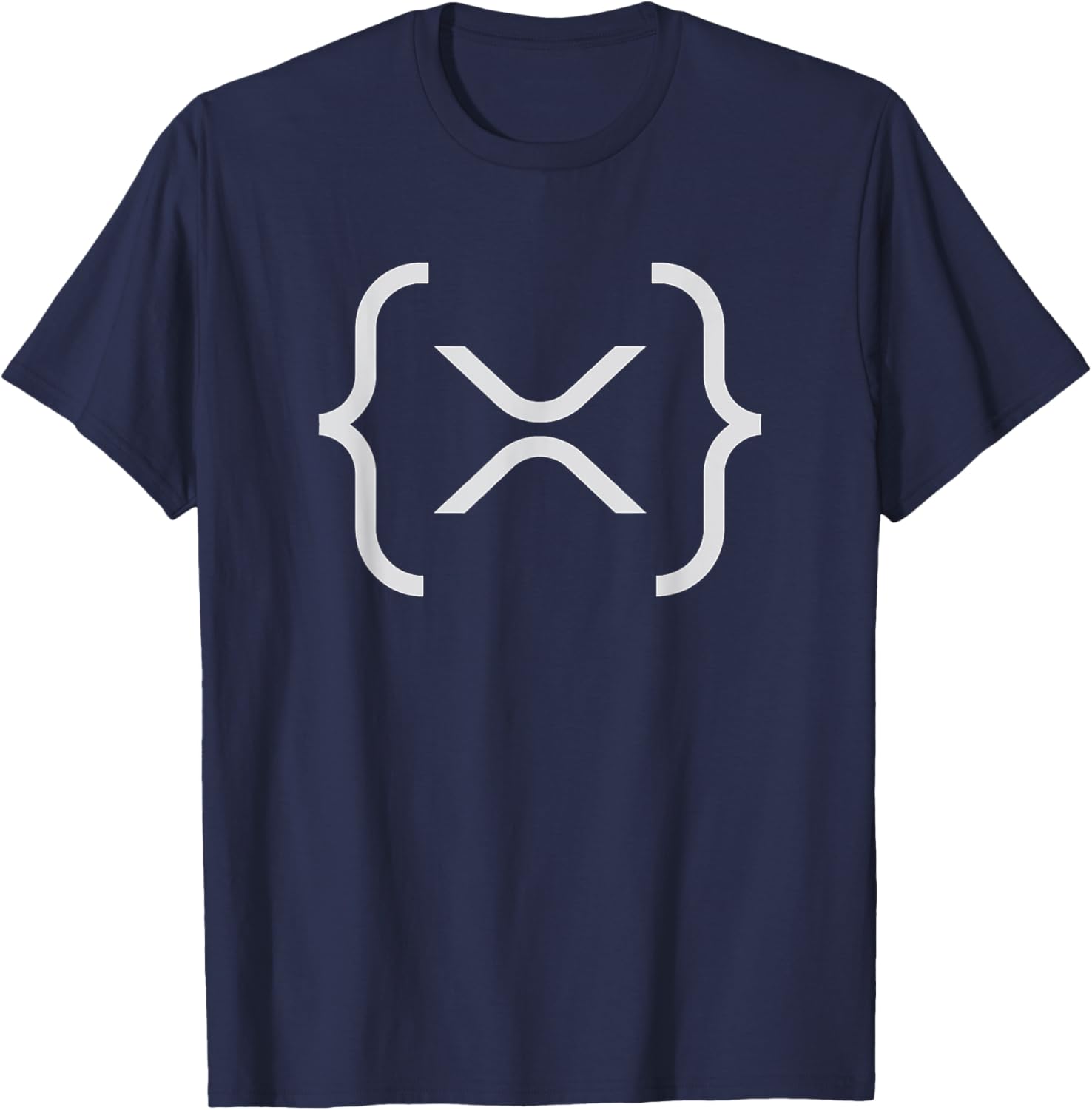 XRP Ledger Ripple White LogoMark T-Shirt for Cryptocurrency Fans - 13