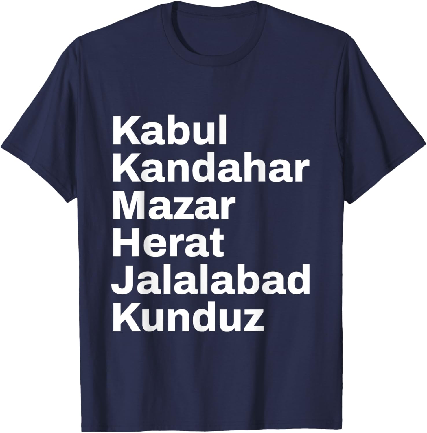 Afghanistan Cities and Towns Travel T-Shirt for Adventure Lovers - 10