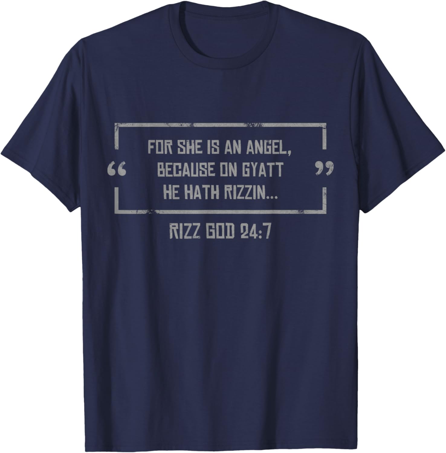 Rizz God T-Shirt - Funny Meme Design for Charisma Lovers - 25