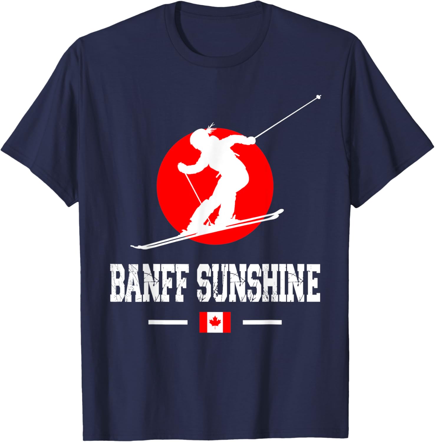 Banff Sunshine Ski Resort T-Shirt for Rocky Mountains Skiing Lovers - 10