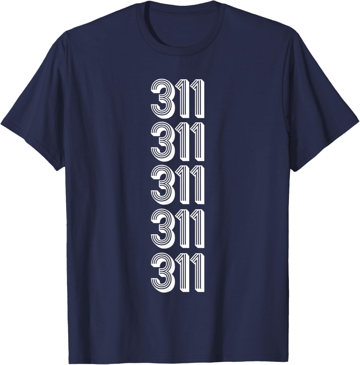 311 Area Code Chicago T-Shirt for Trendy City Lovers and Travelers - 11