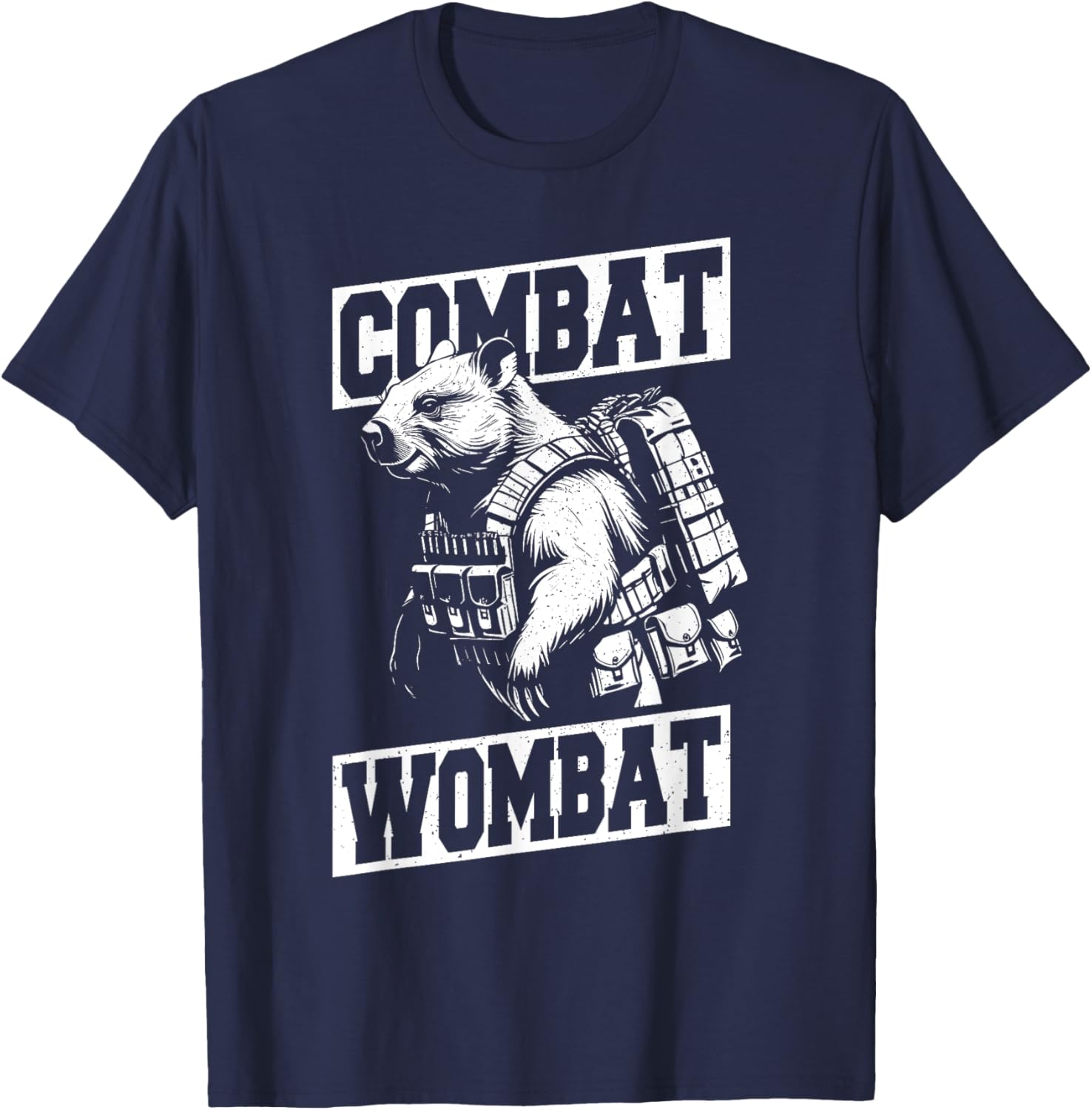 Combat Wombat T-Shirt for Animal Lovers - Fun Australian Marsupial Tee - 8