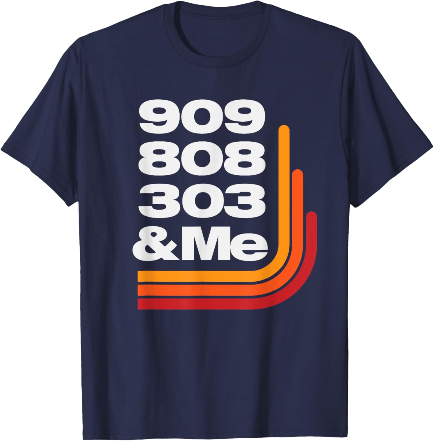808 909 303 Techno Style T-Shirt for Music Lovers and DJs - 3