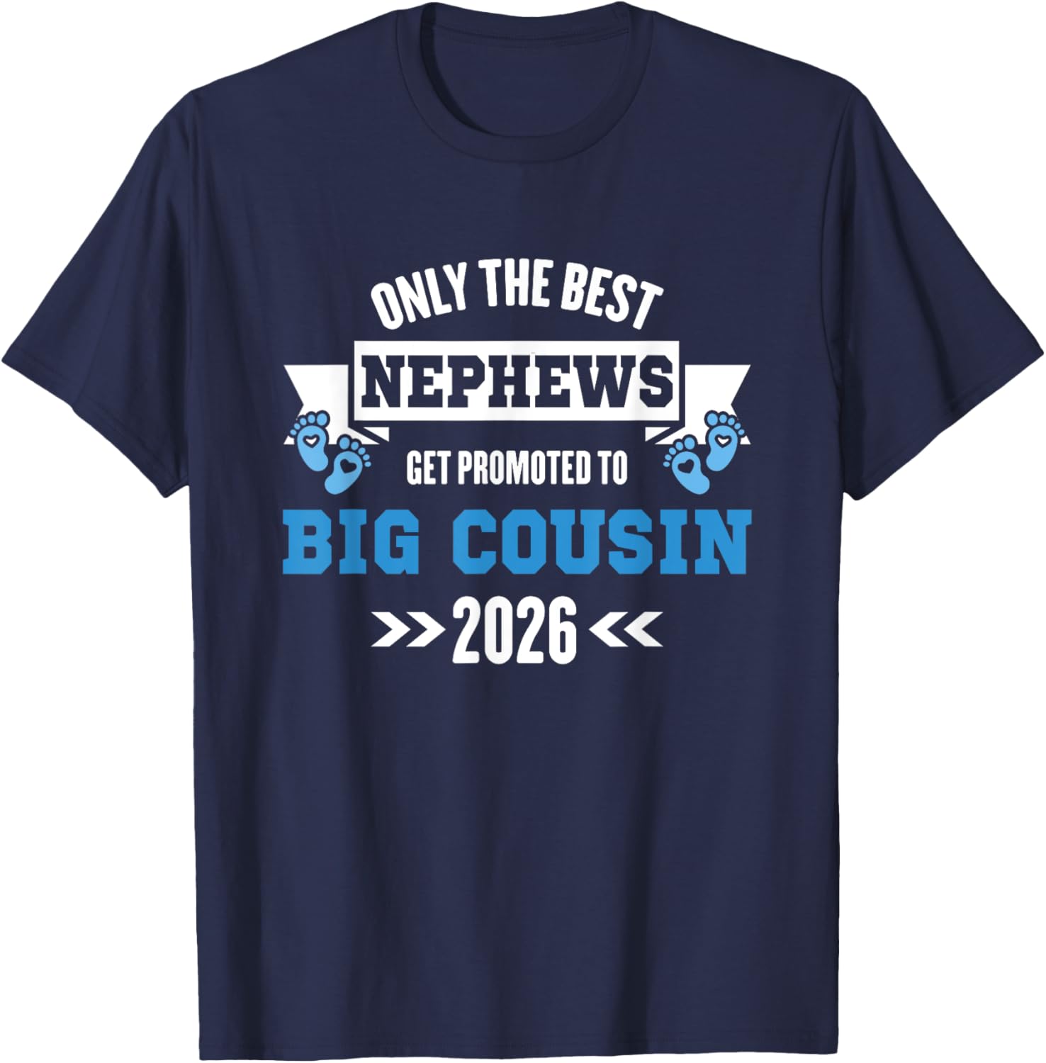 Best Nephew Big Cousin T-Shirt Est 2026 Perfect Gift for Family - 15