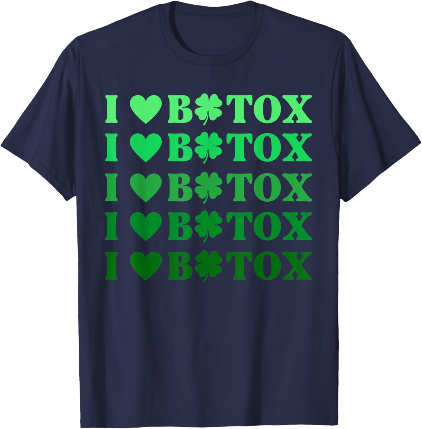 St Patrick's Day Botox Dealer Nurse Esthetician T-Shirt for Fun Festivities - 9