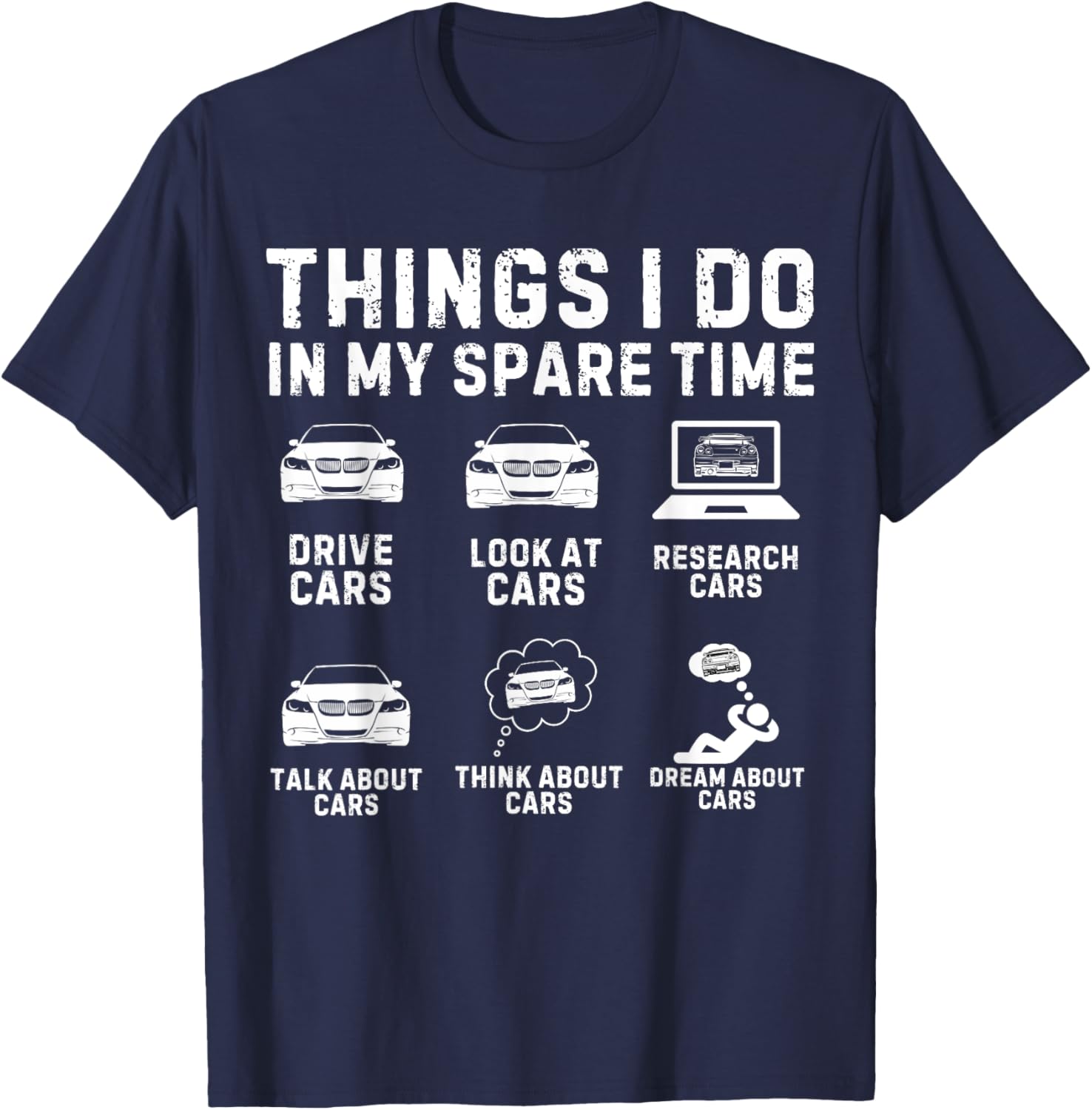 Car Enthusiast Men's T-Shirt for Spare Time Fun and Style - 11