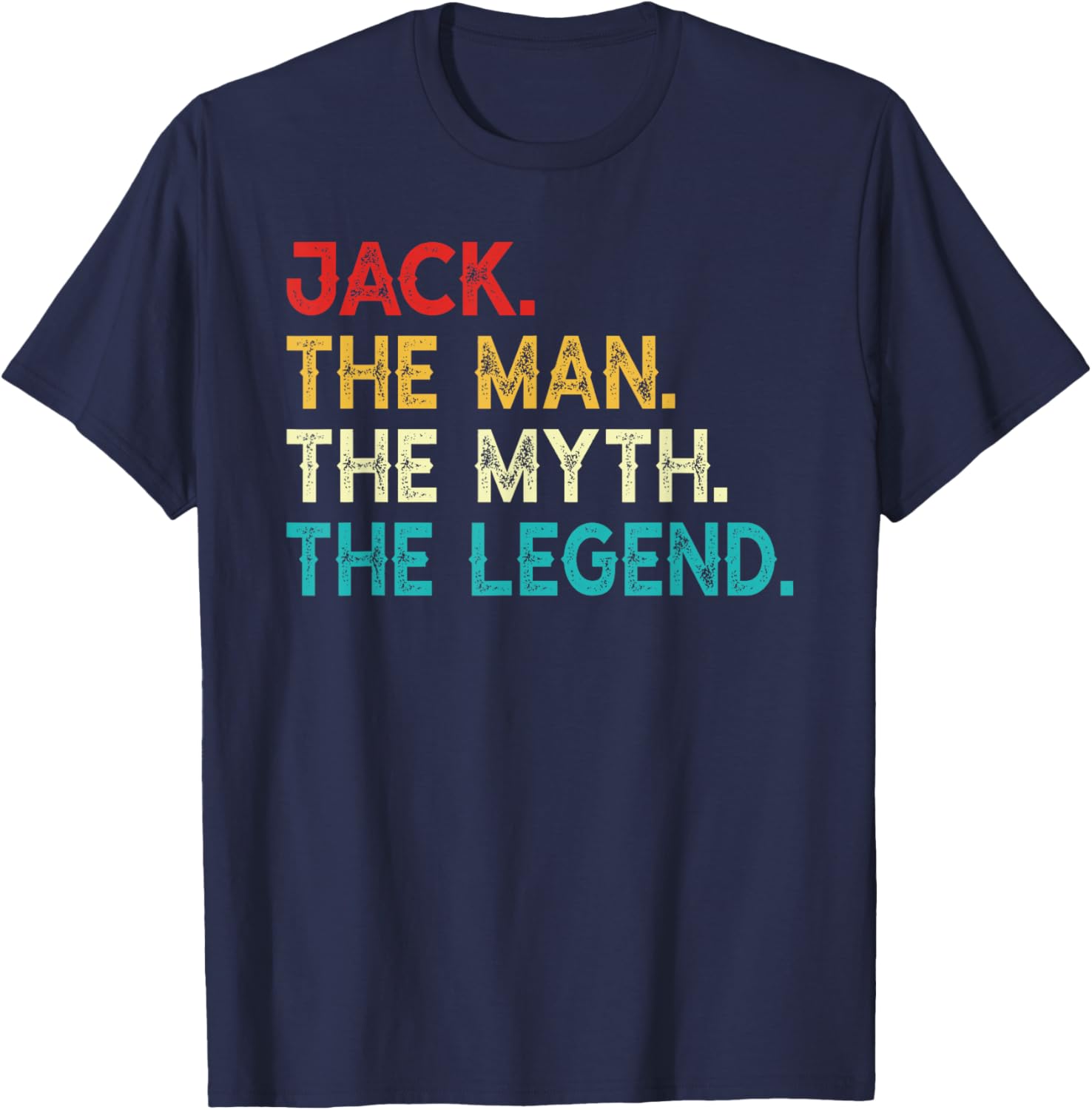 Funny Vintage Jack The Man The Myth The Legend Birthday T-Shirt - 5