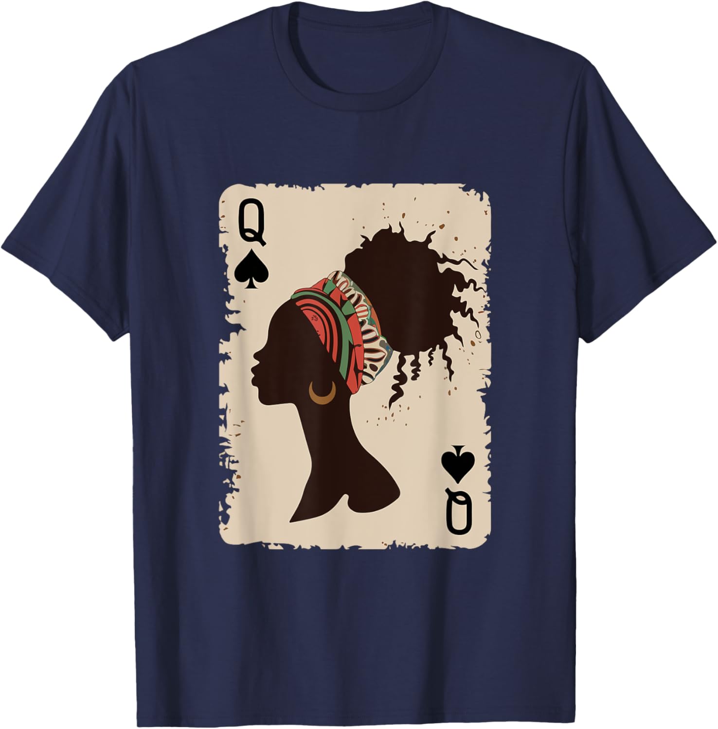 Black Queen Afro T-Shirt Proud Melanin Design for African American Women - 17
