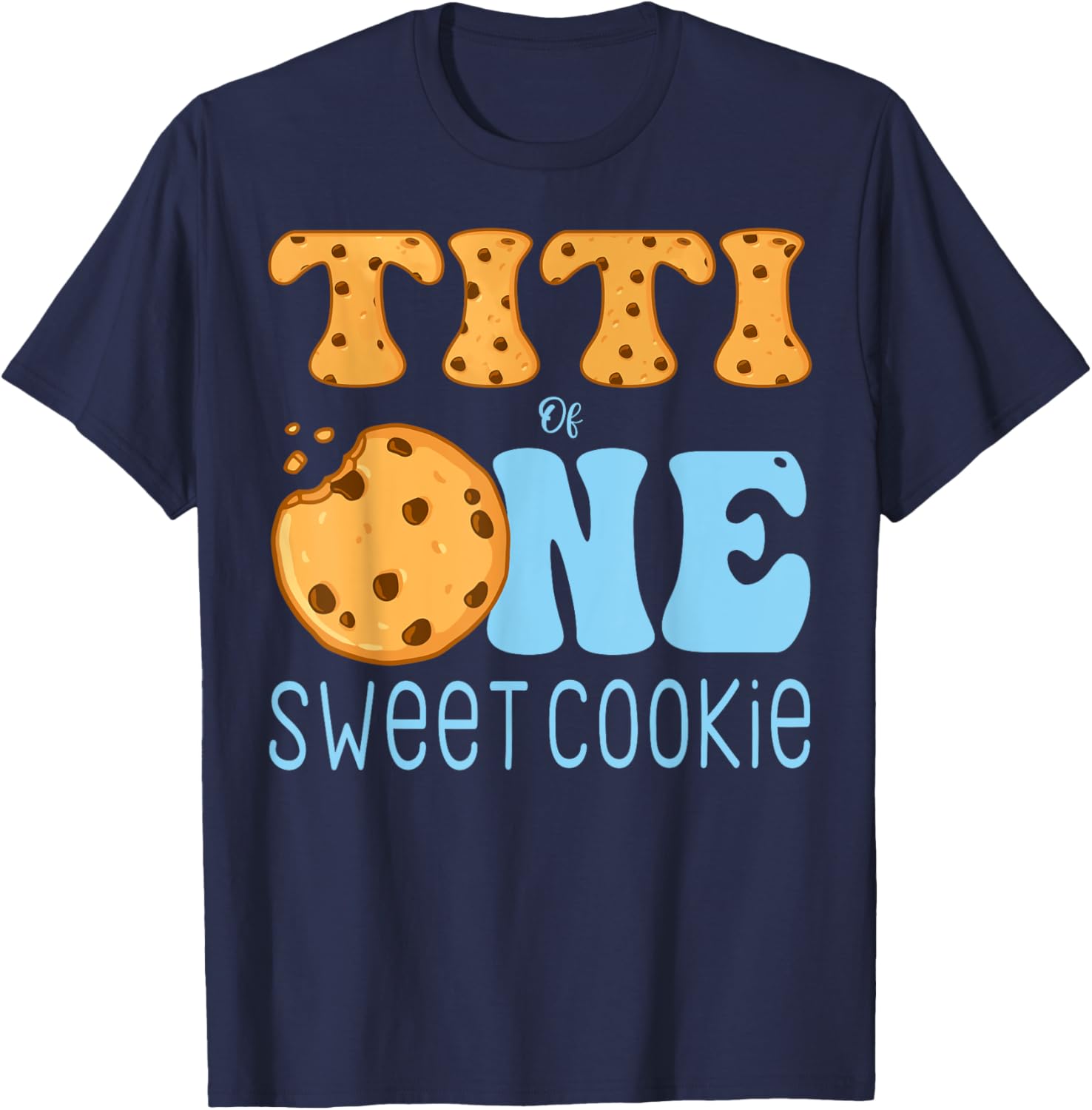 Titi Of One Sweet Cookies and Milk Birthday Party T-Shirt for Kids - 2