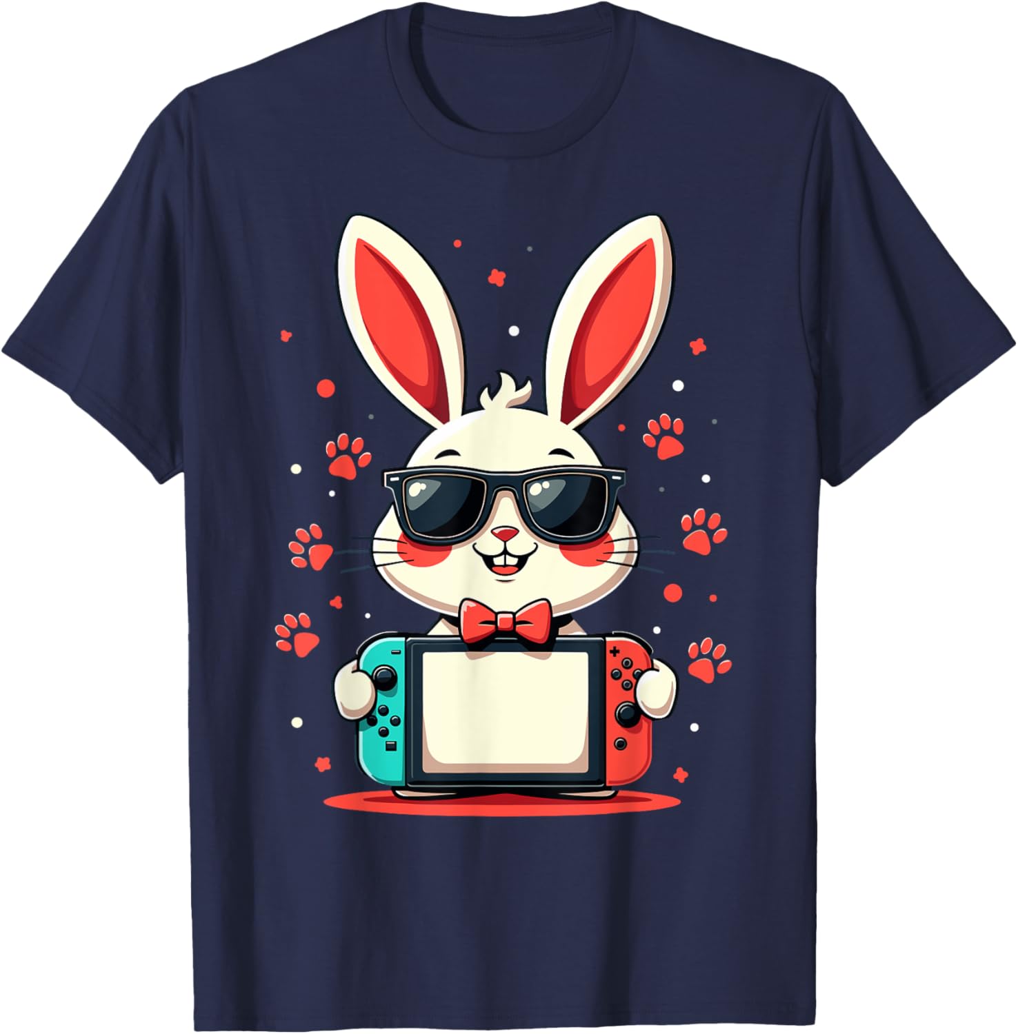 Cute Bunny Gaming Controller T-Shirt for Easter Gamer Boys Gifts - 17