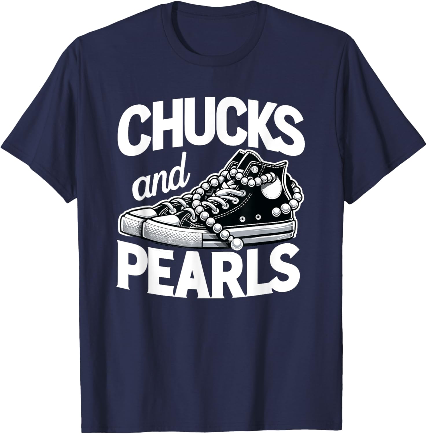 Chucks Cute Women's Pearl T-Shirt for Stylish Comfort and Elegance - 2