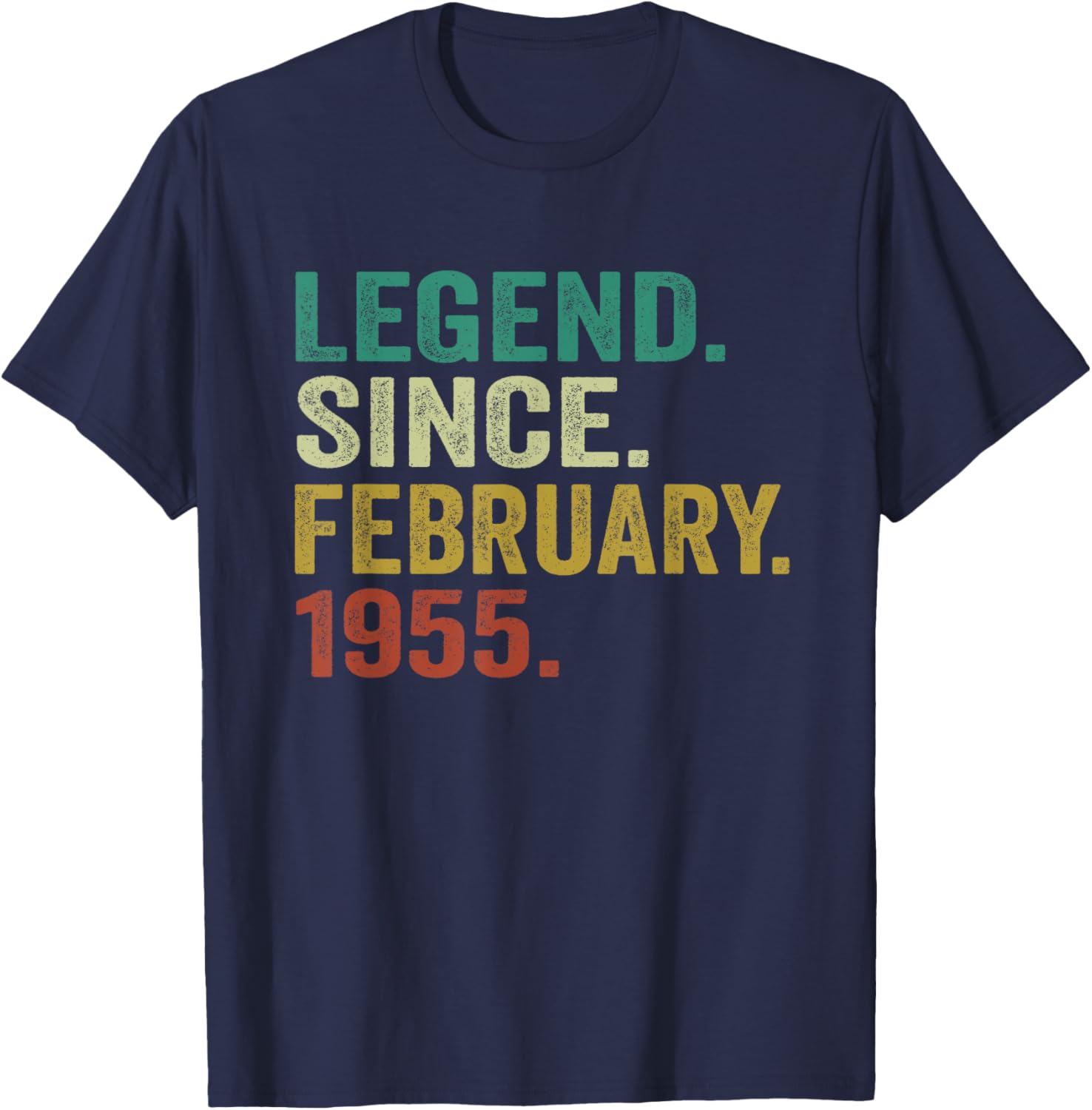 70th Birthday T-Shirt Celebrating 70 Years of Legend Since 1955 - 23