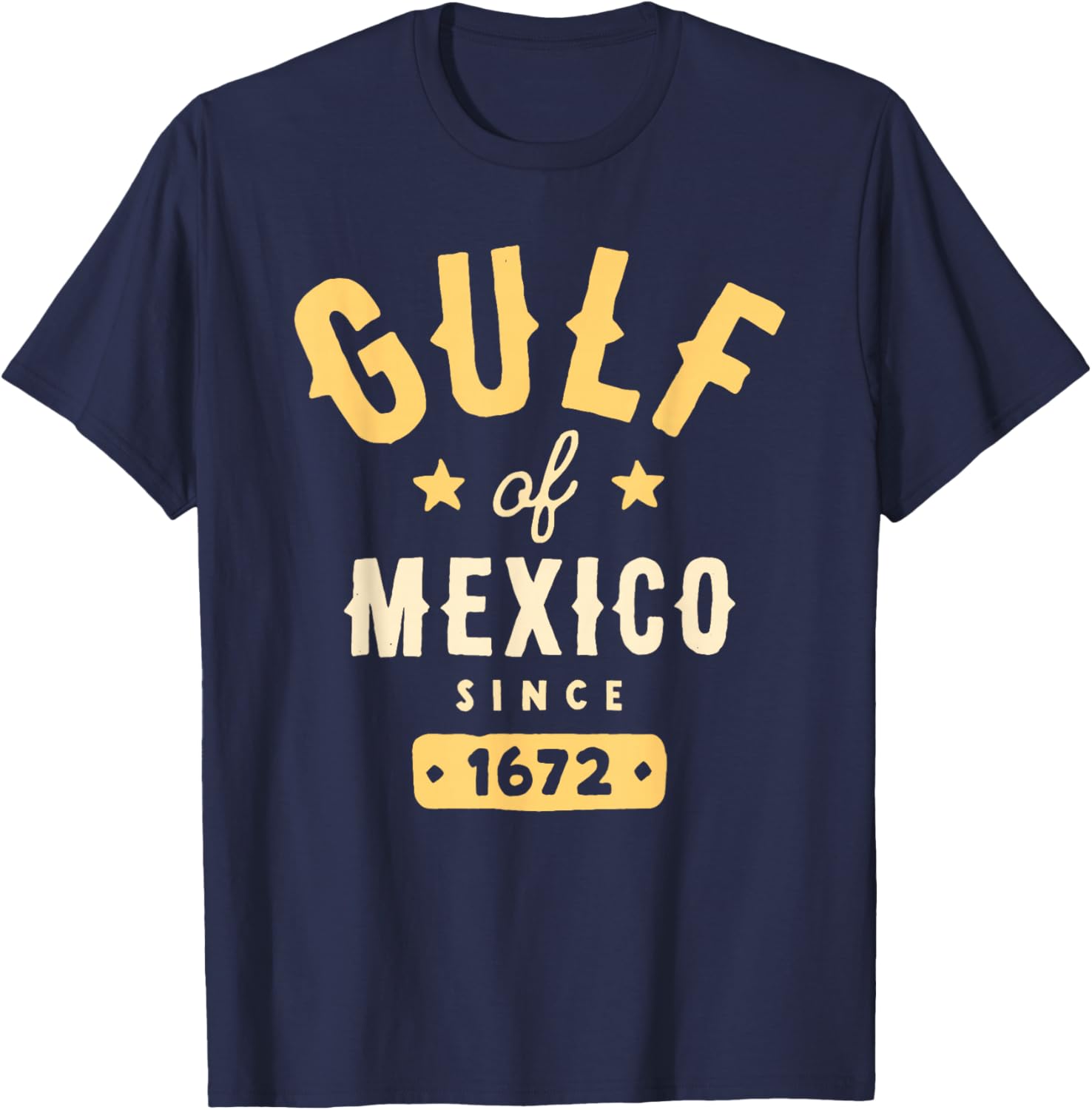 Gulf of Mexico Since 1672 T-Shirt – Vintage Style for Beach Lovers - 12