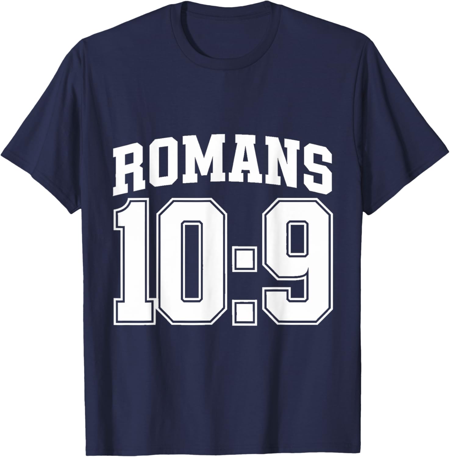 Romans 10:9 Christian Sports Jersey Motivational T-Shirt for All Fans - 27