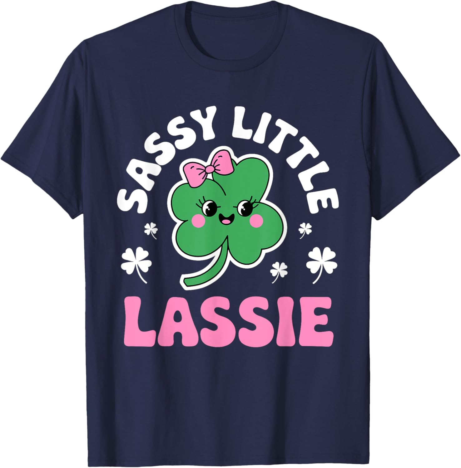 Sassy Little Lassy Girls St Patricks Day T-Shirt Irish Outfit - 19
